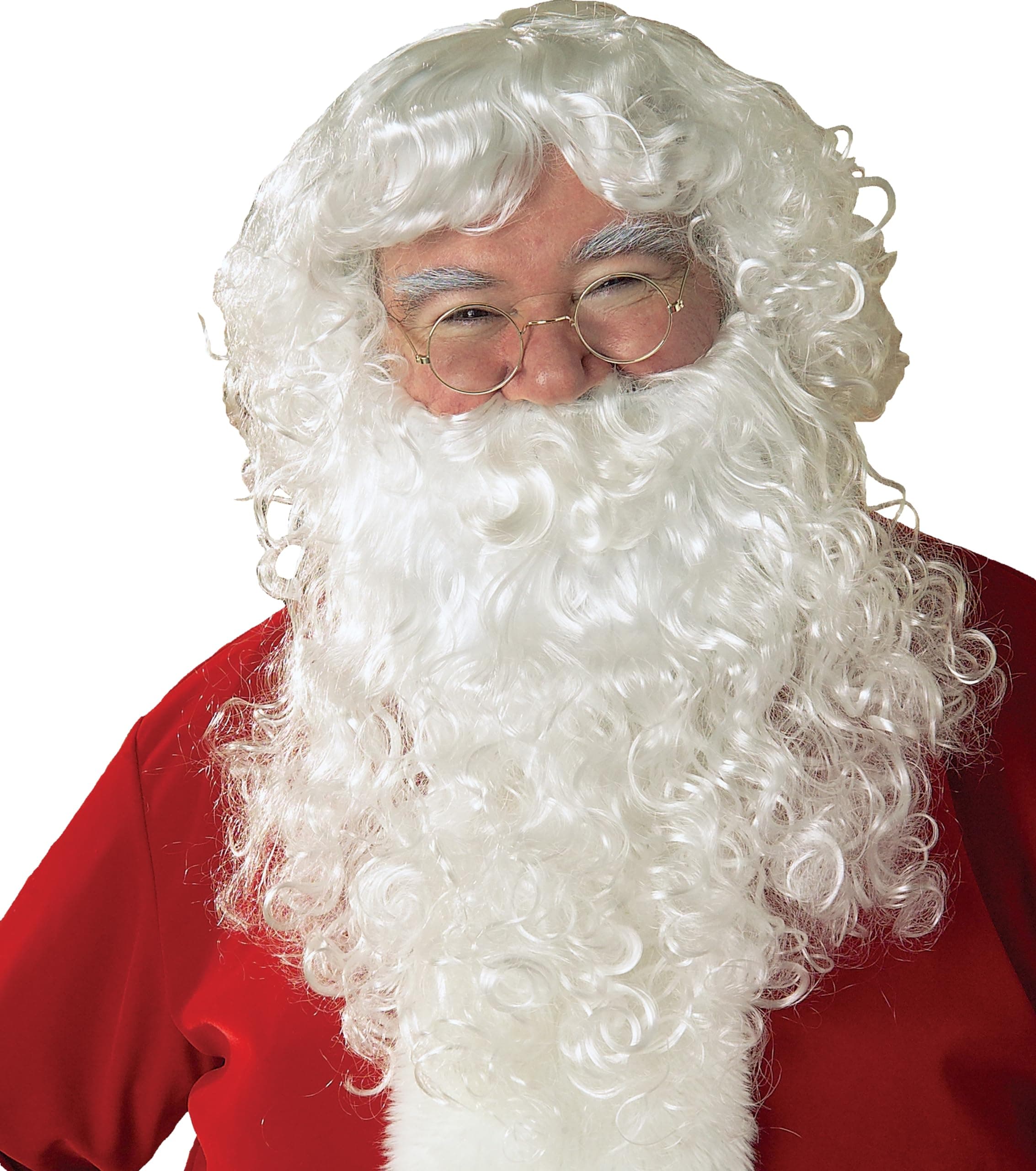 Rubie's Value Santa Beard And Wig Set, White, One Size