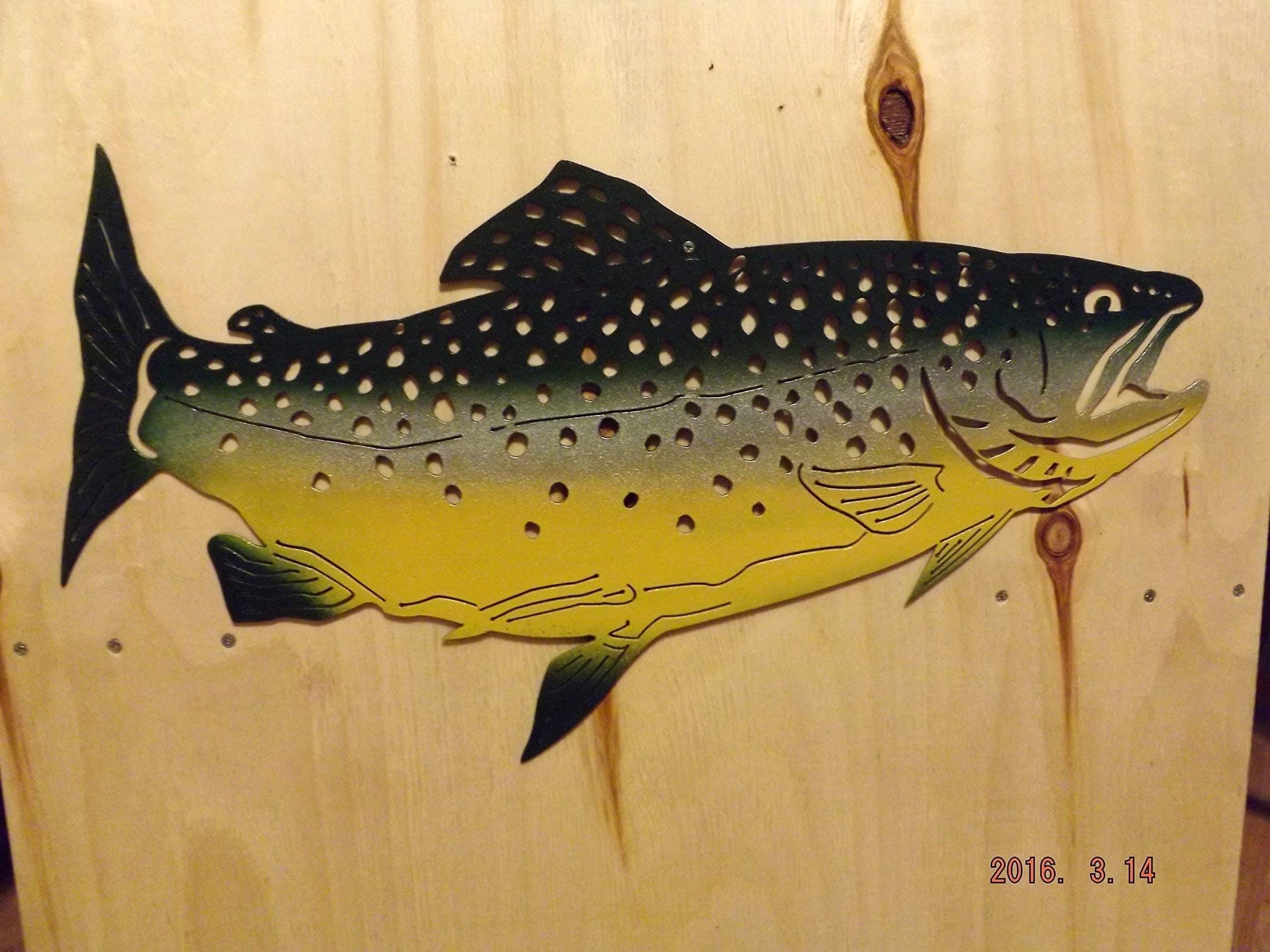 Beautiful Multi-Color Metal Trout