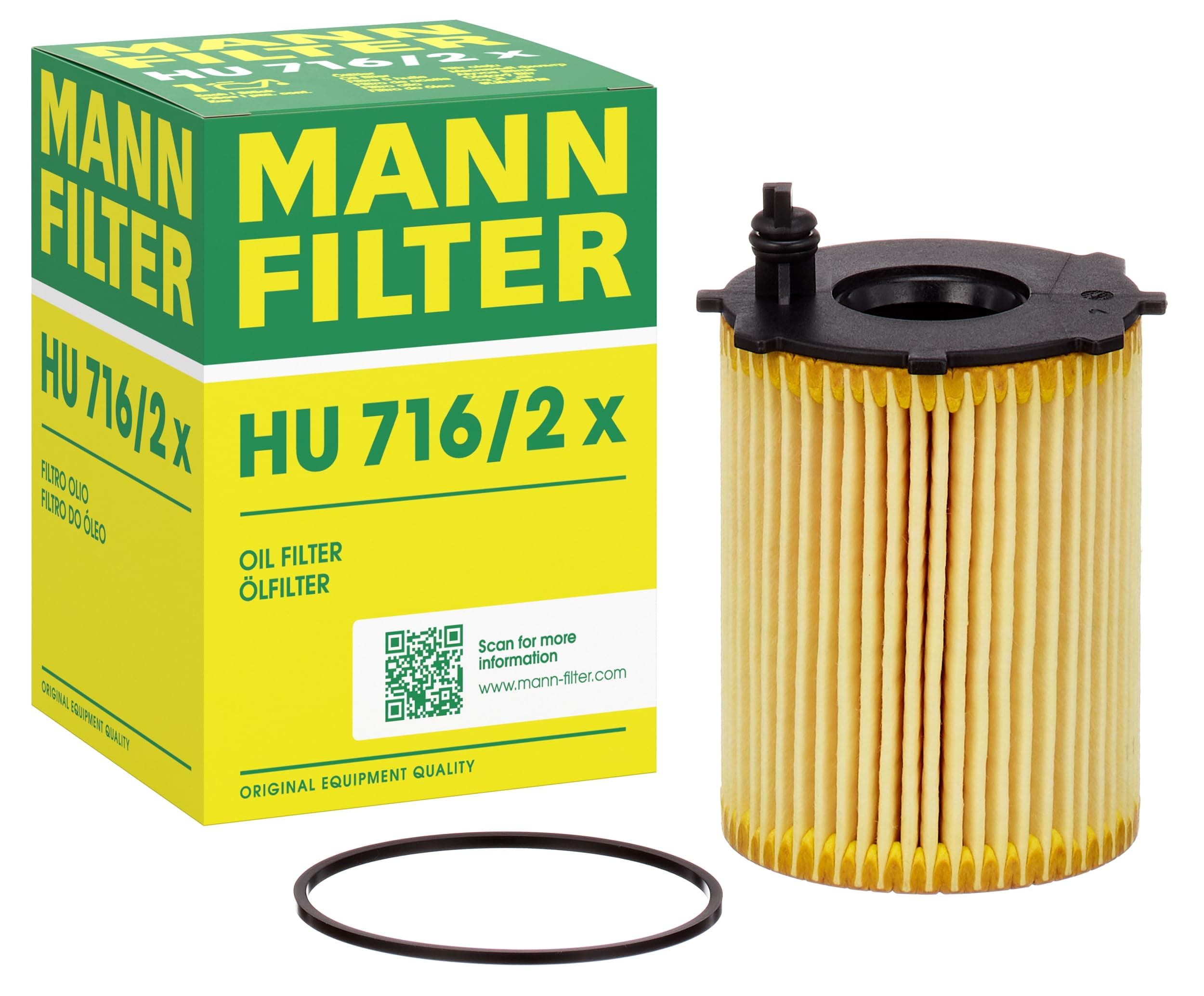 MANN-FILTER HU 716/2 x Oil Filter for Car