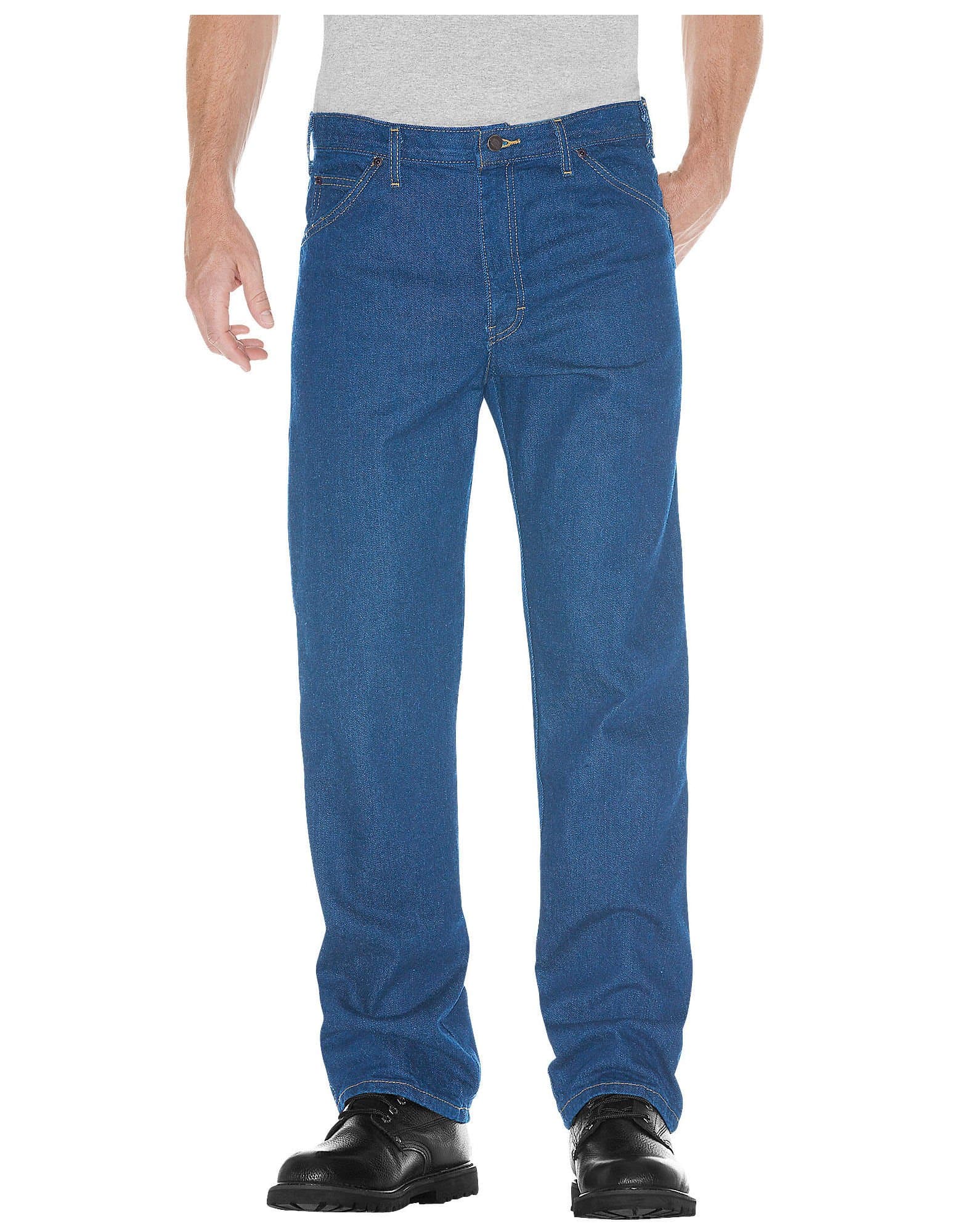 Men's Washed Regular Fit 5-Pocket Jean