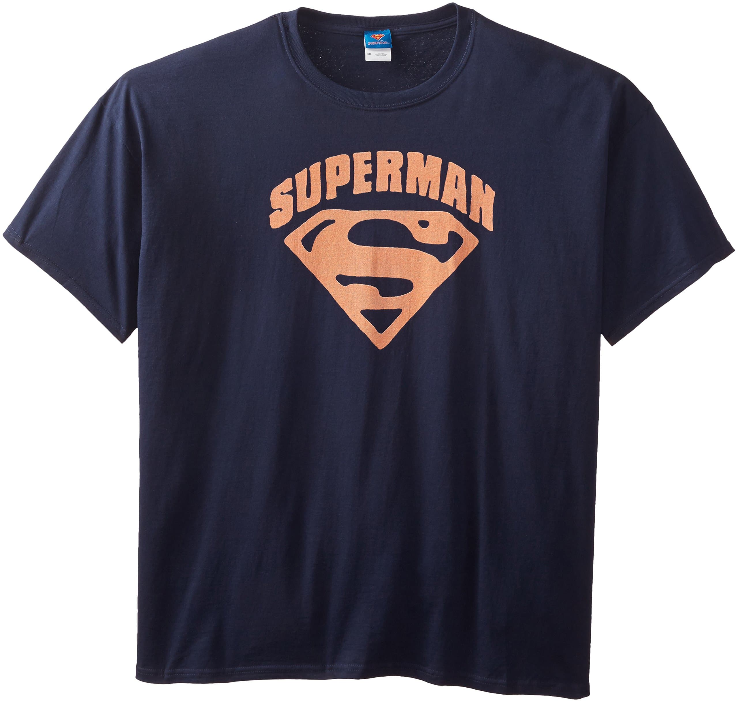 DC Comics Men's Big-Tall Superman Shield T-Shirt
