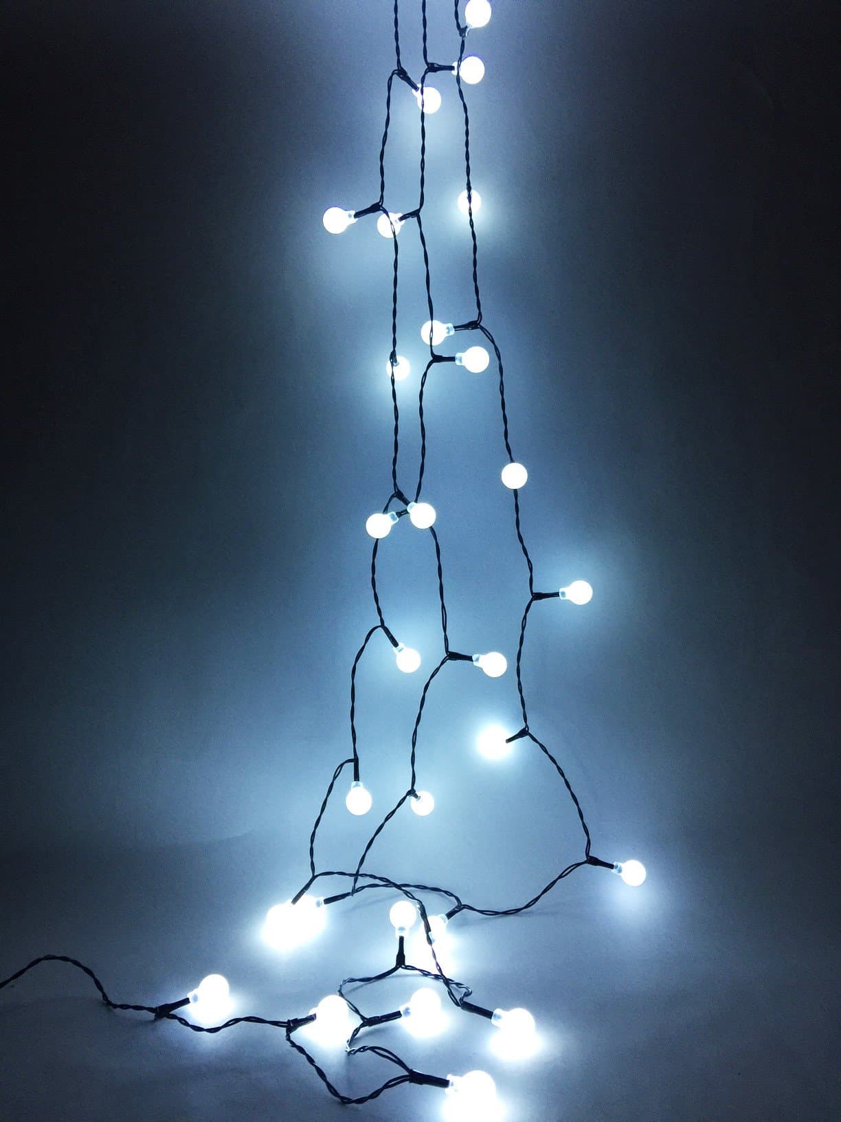 40 Battery Operated White Marble Lights - 4mtr