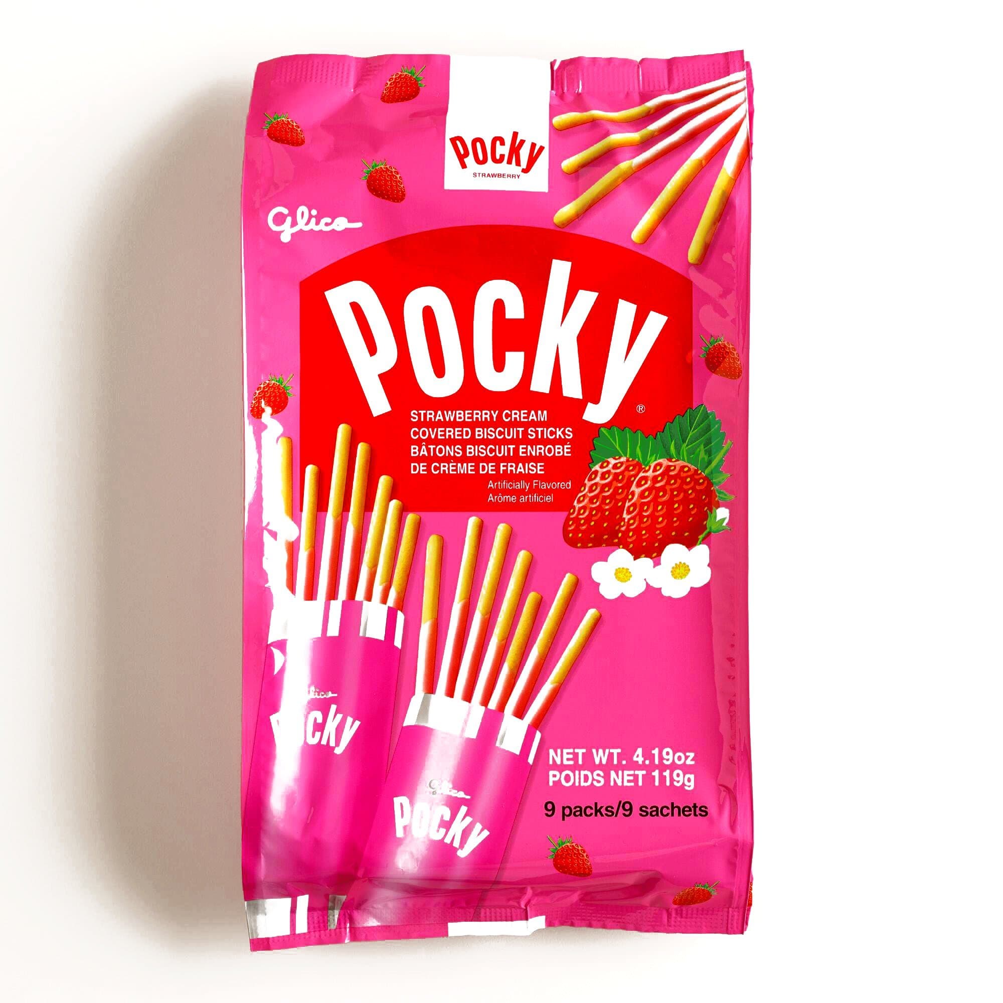Strawberry Pocky Value Pack 4.1 oz each (1 Item Per Order)