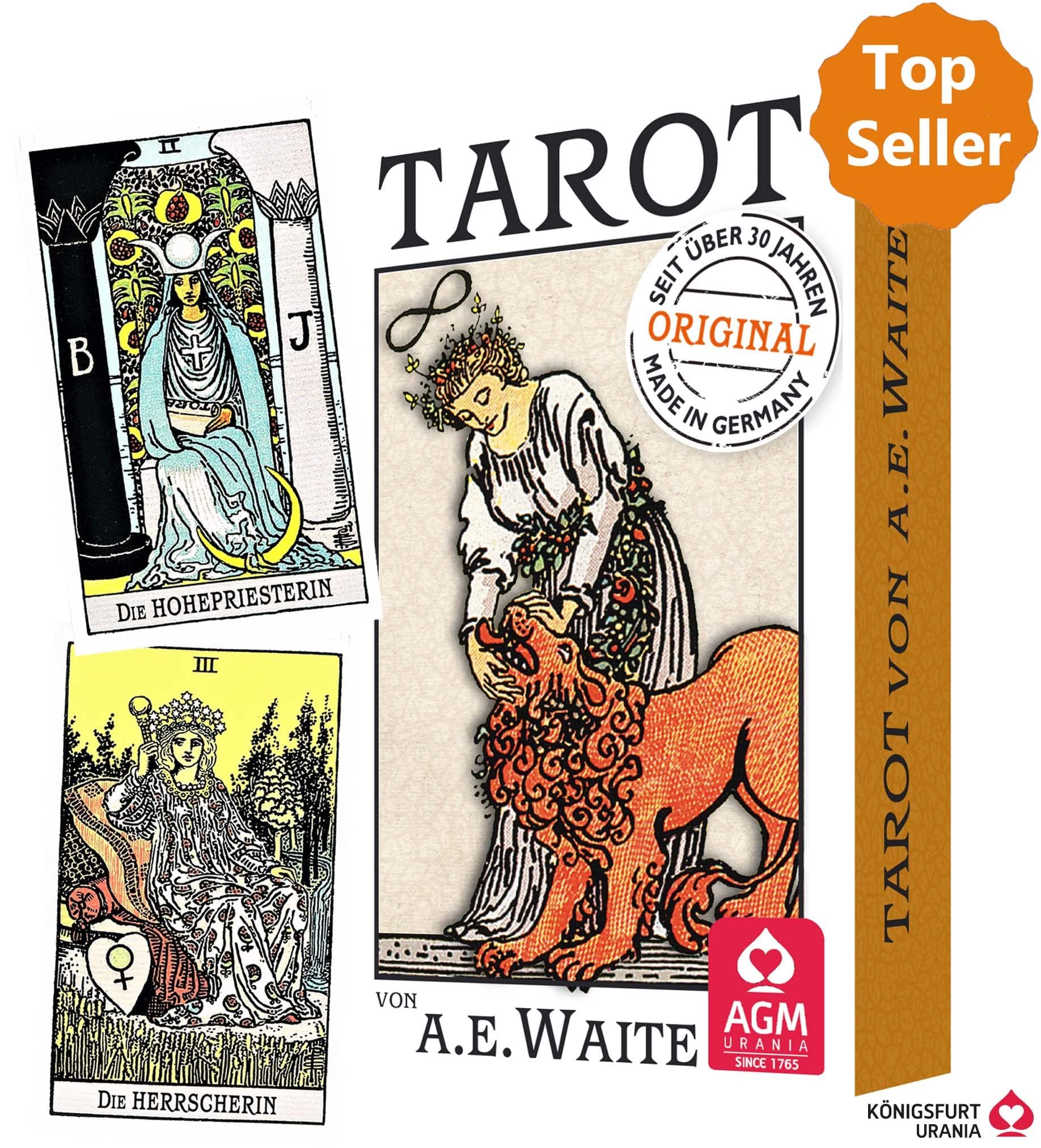 Premium Tarot von A.E. Waite: Karten im Standardformat - Standard