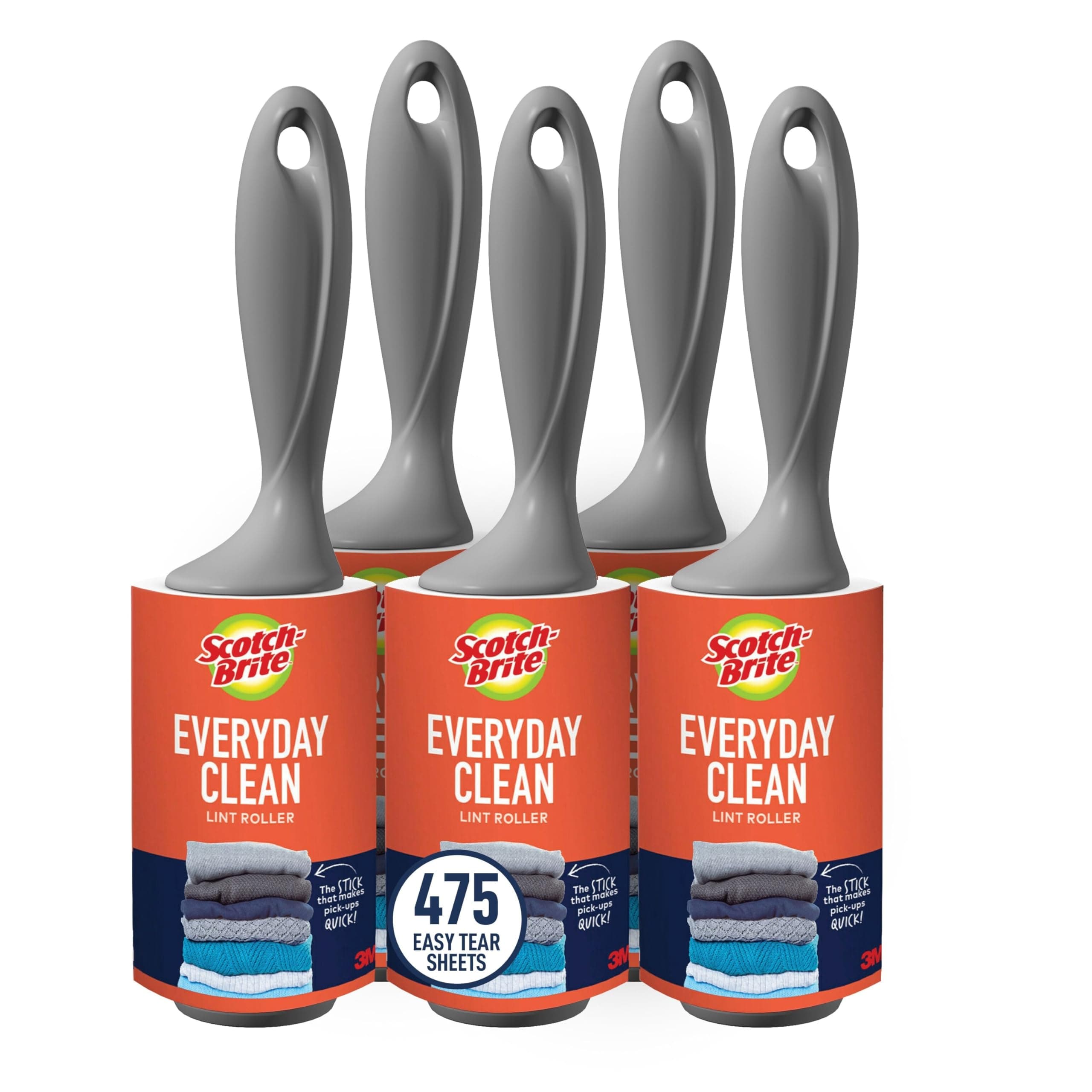 3M Pet Lint Roller, 95 Sheets, 5 Count