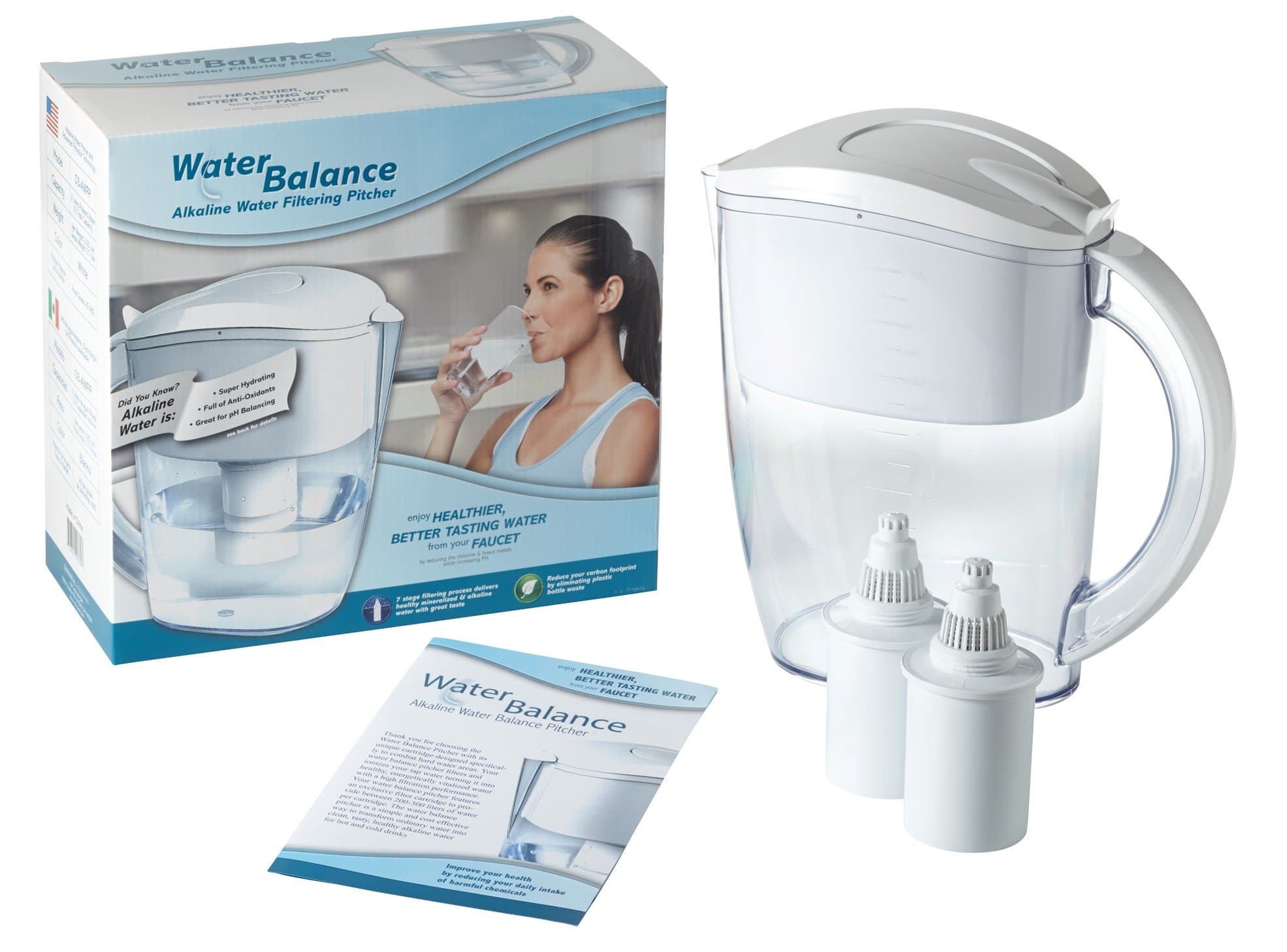 Water Balance Alkaline Water Filtering Pitcher Ionizer Ph Balancer