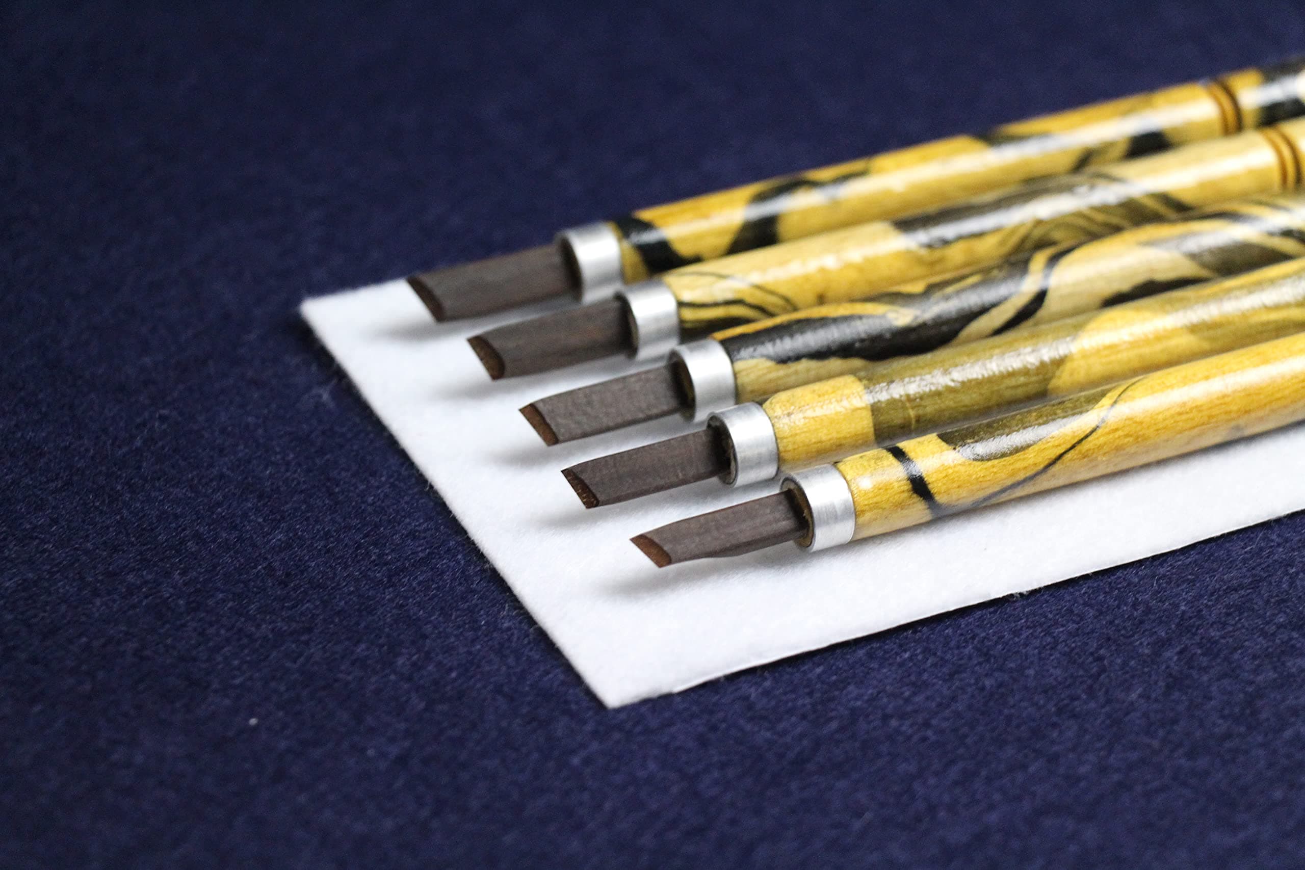 Arabic calligraphy Javi/Java reed pen qalam set of 5 (5-7 mm)