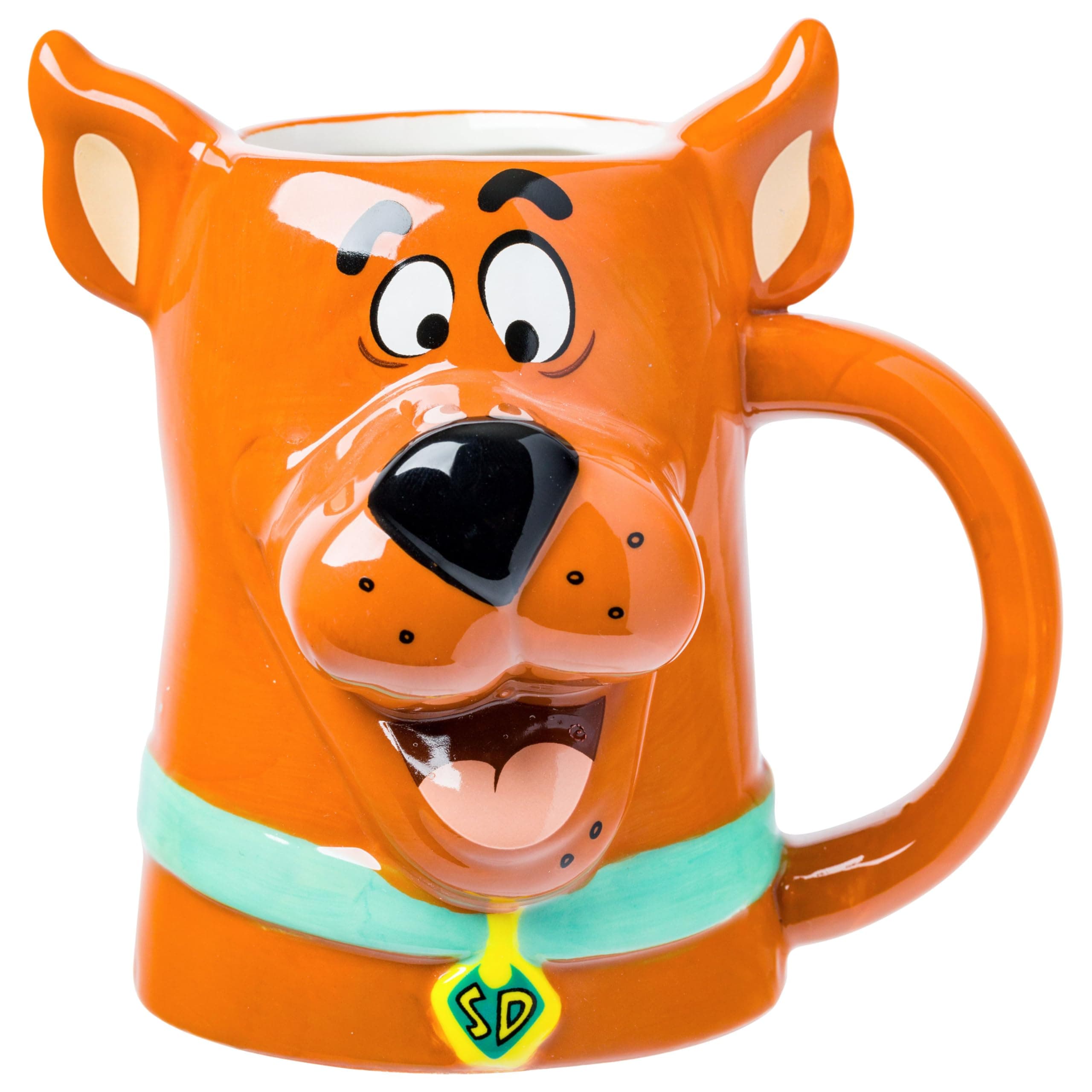 Silver Buffalo Scooby-Doo 3D Sculpted Ceramic Mug, 20 Ounces