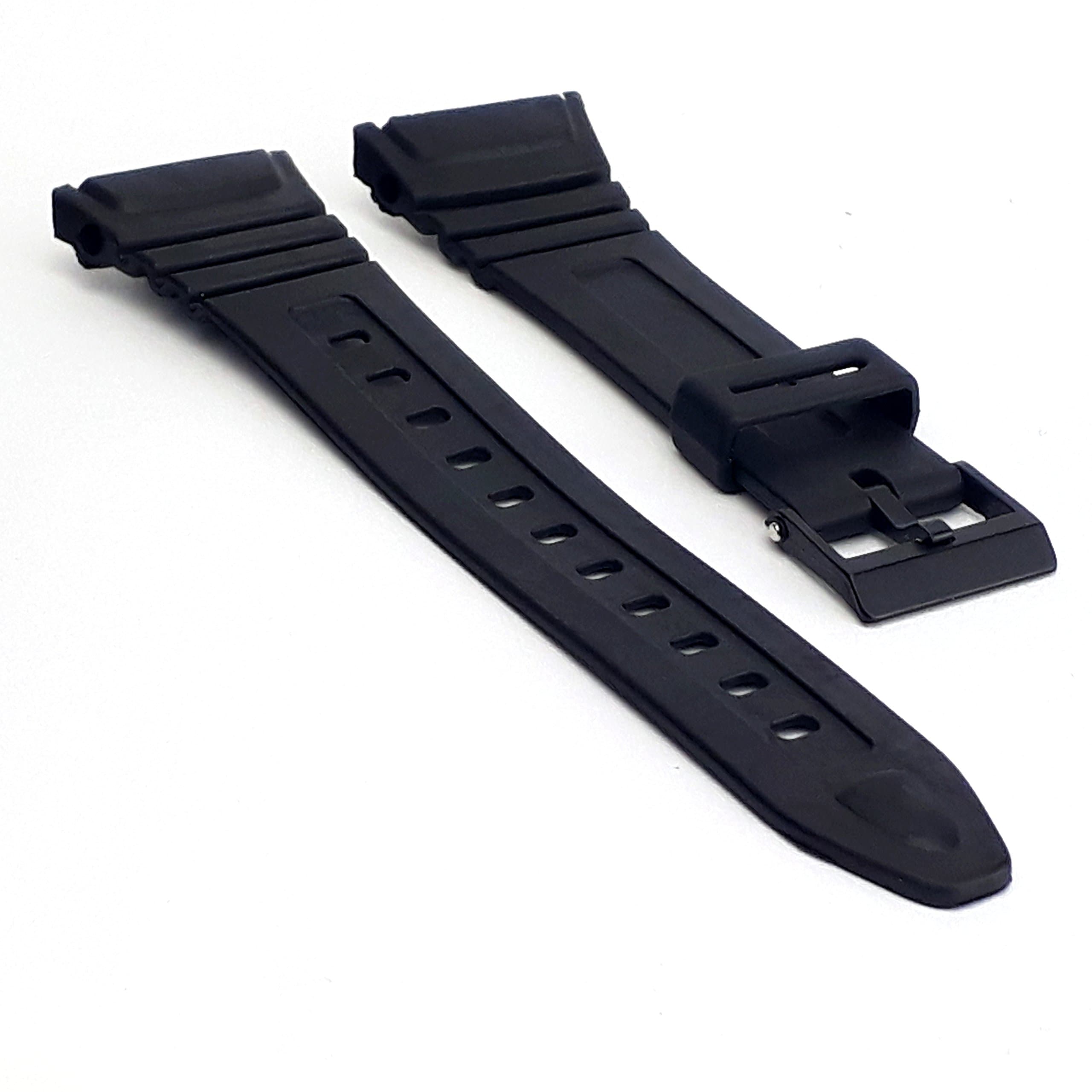 Black Replacement Watch Strap Band For Casio W96H W96 W-96H 577EA1 Stock
