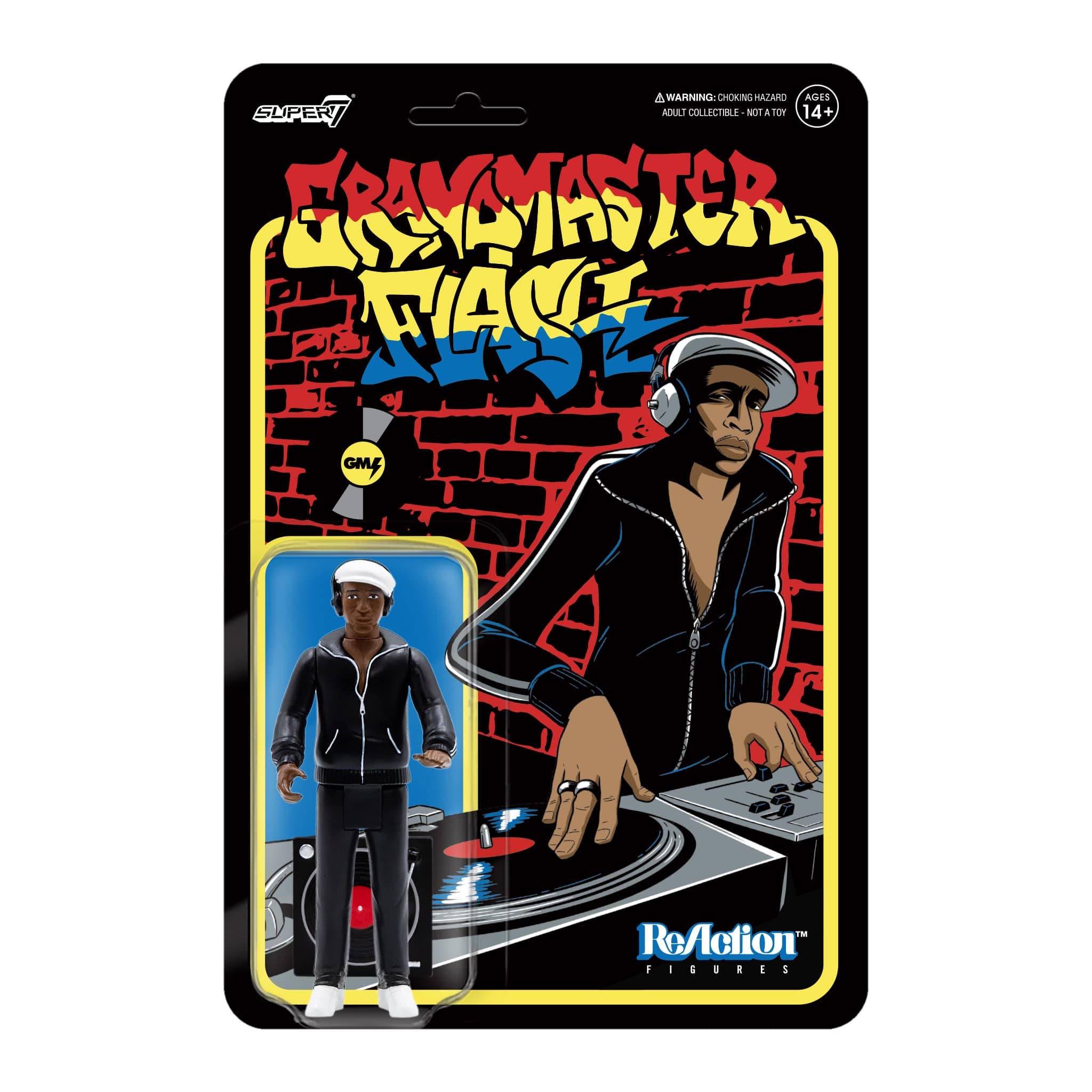 Grandmaster Flash - 3.75" Grandmaster Flash Action Figure with Accessory Hip Hop Collectibles and Retro Toys