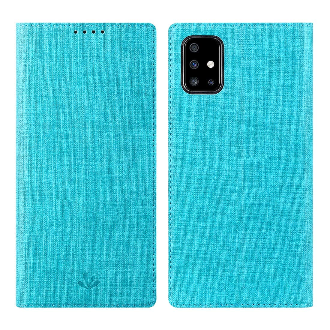 Galaxy A51 Case, Galaxy A51 Wallet Case,Magnetic Flip Folio Cover Kickstand Card Slots Bumper PU Leather TPU Rubber Slim Shockproof Anti Scratch Protective Shell for Samsung Galaxy A51 (A51, Blue)