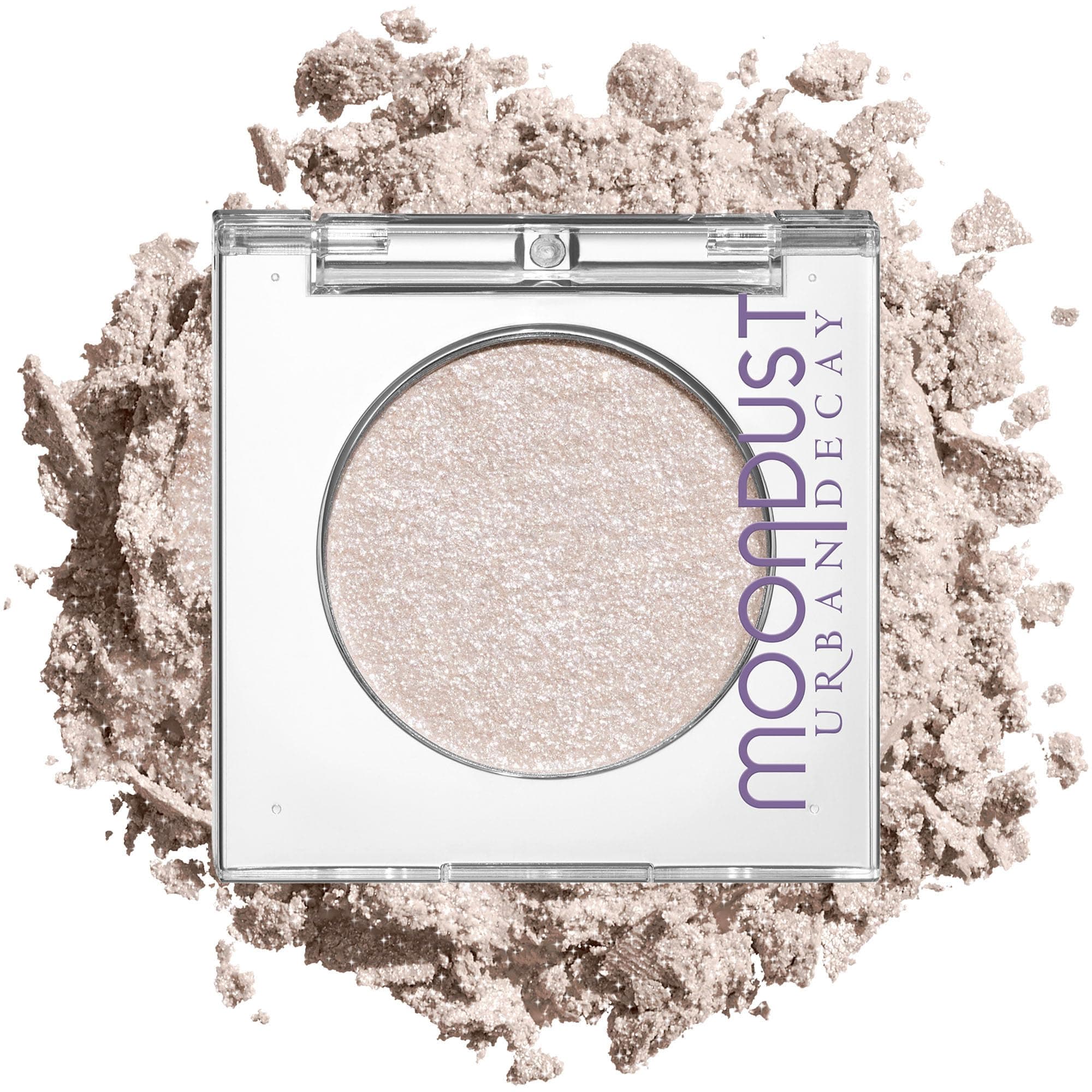 24/7 Moondust Eyeshadow Compact, Cosmic - Metallic White with Iridescent, 3D Sparkle and Shift - Maximum Glitter & Velvety Shimmer
