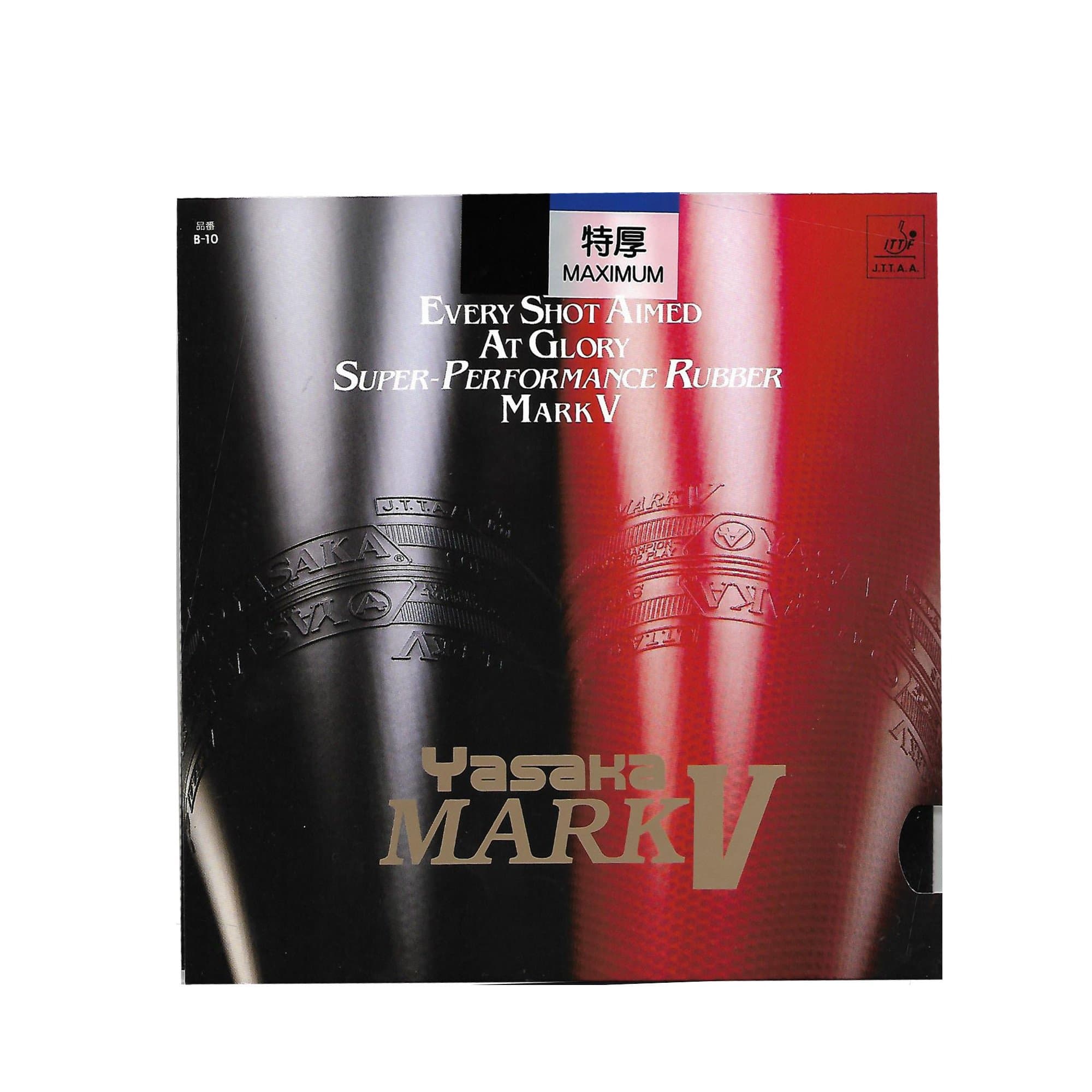 Yasaka Mark V,Black,Max Table Tennis Rubber