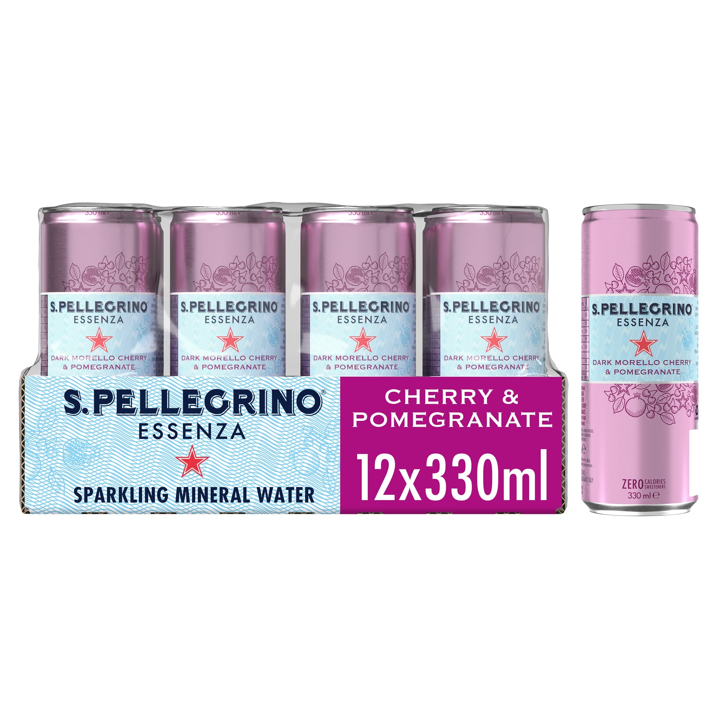 Essenza Cherry & Pomegranate 12x330ml