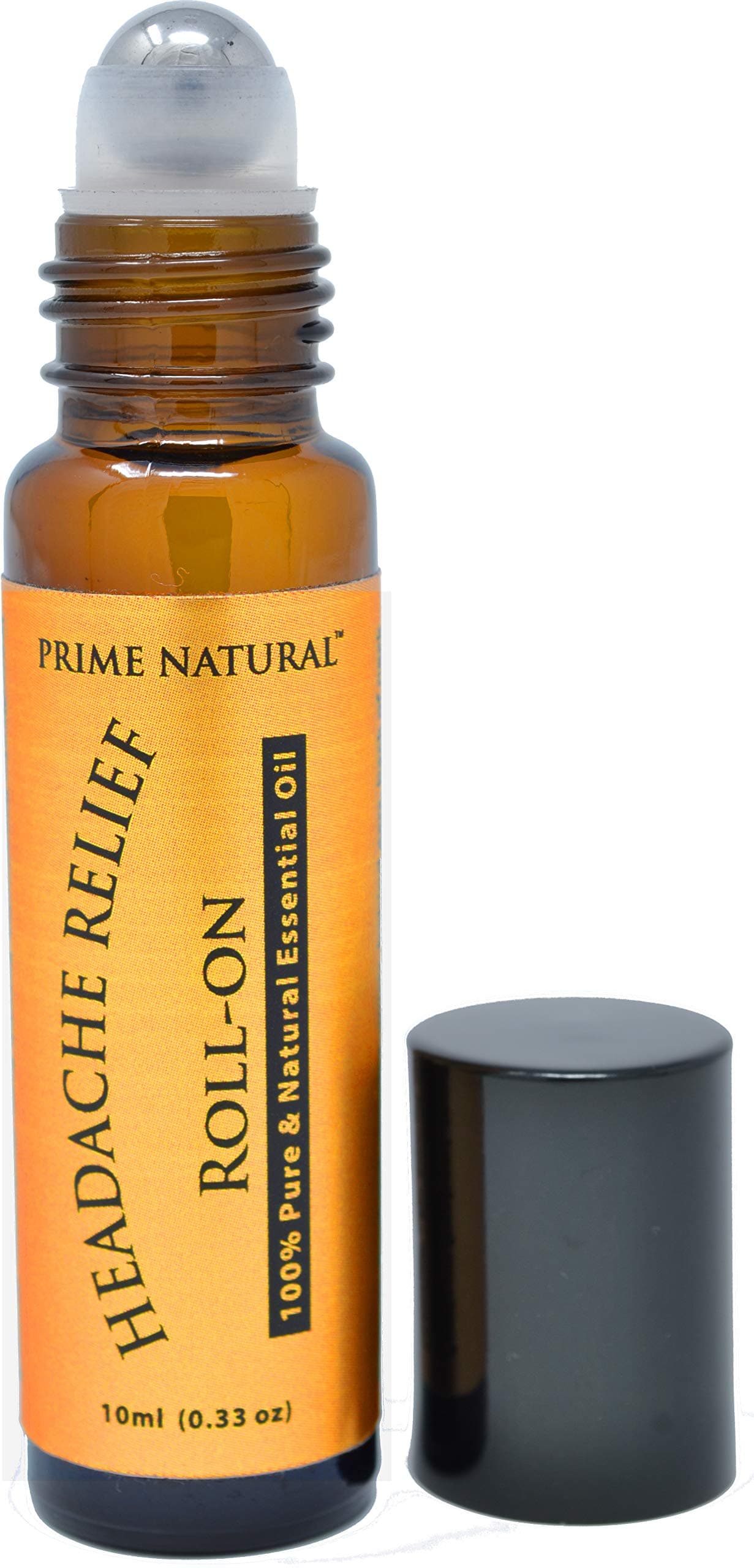 Headache Relief Essential Oil Roll On 10ml, Pre-Diluted, Ready to Use Roller for Tension, Calming & Soothing, Sore Muscles
