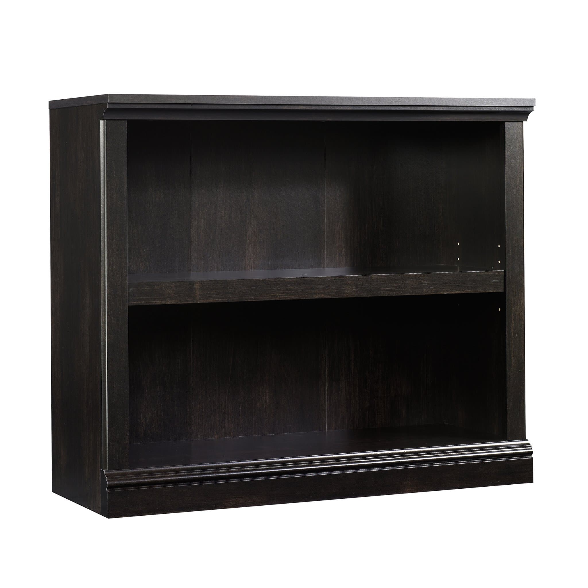 Select 2 Shelf Bookcase in Estate Black