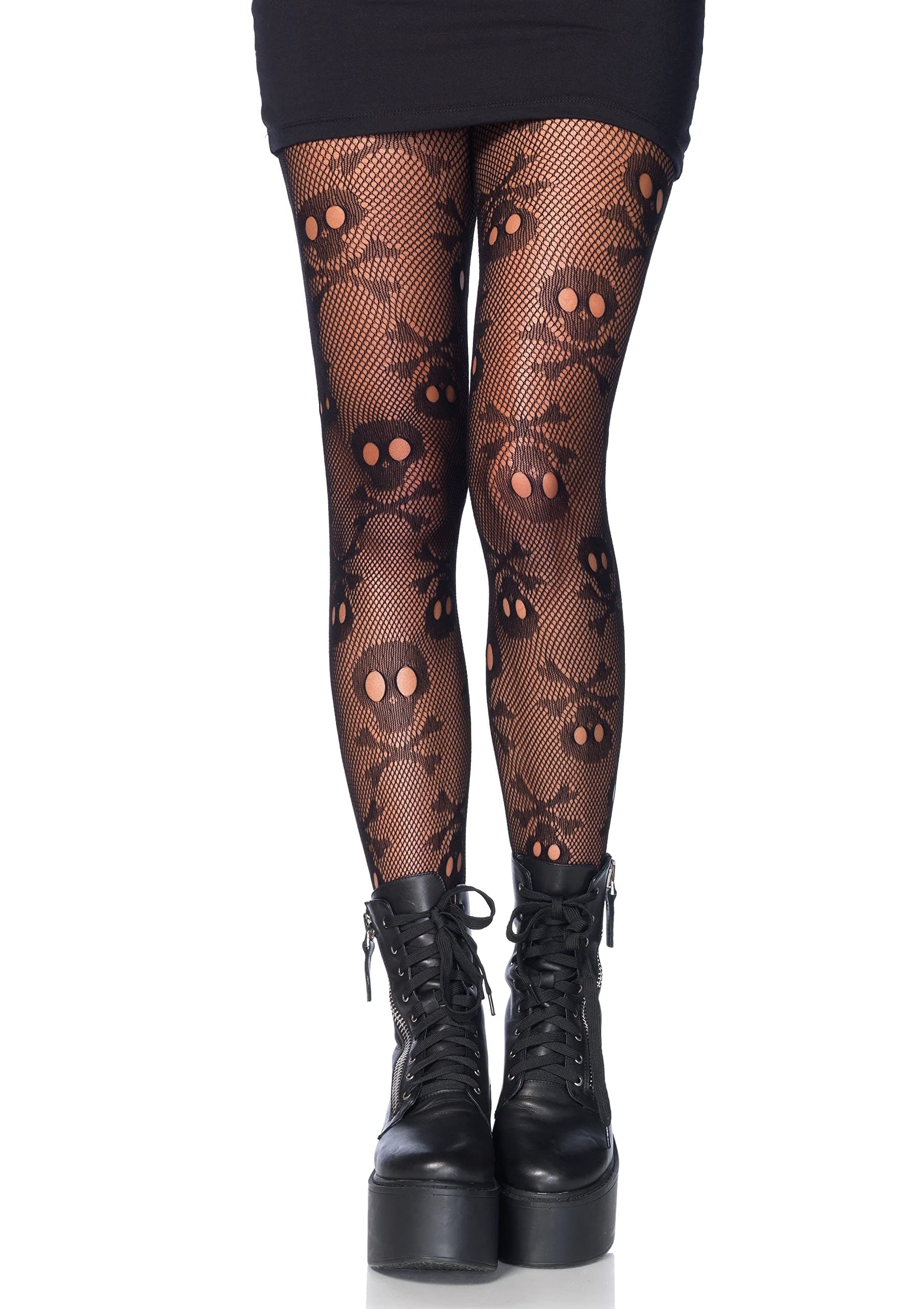 Leg Avenue Women's Skull Net Tights