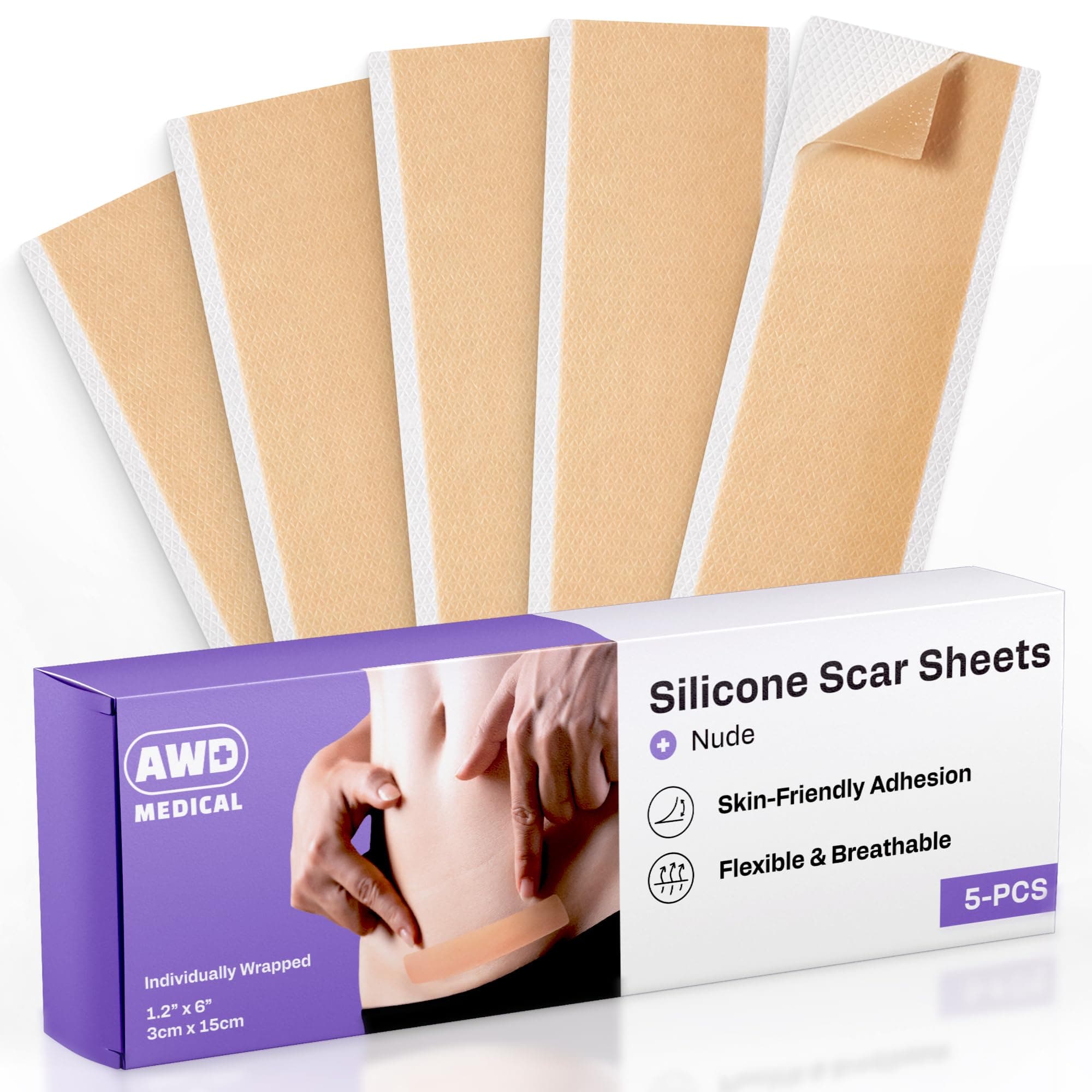AWD Medical Silicone Scar Removal Sheets