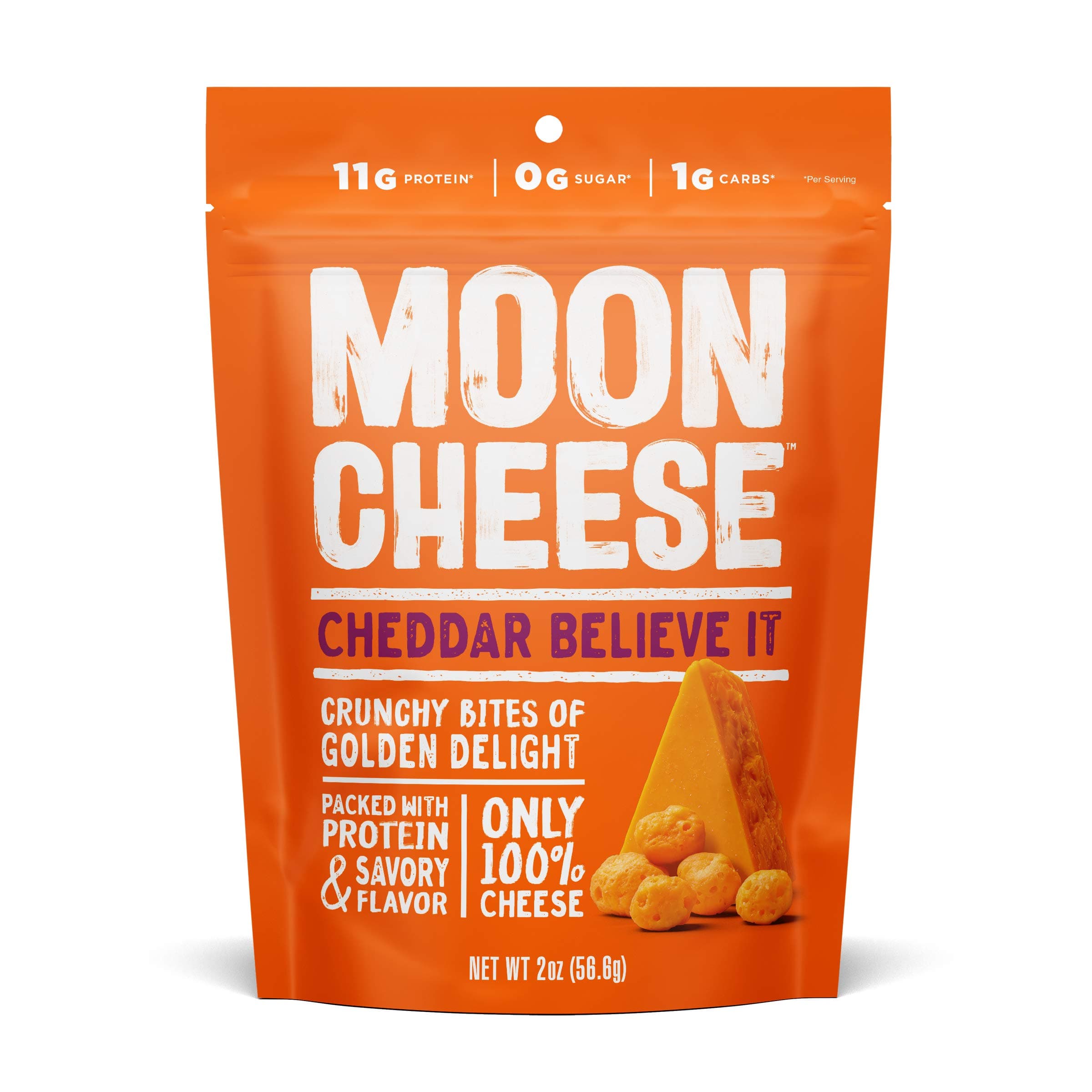 Moon Cheese Snacks, Cheddar ‑ 2 oz pouch
