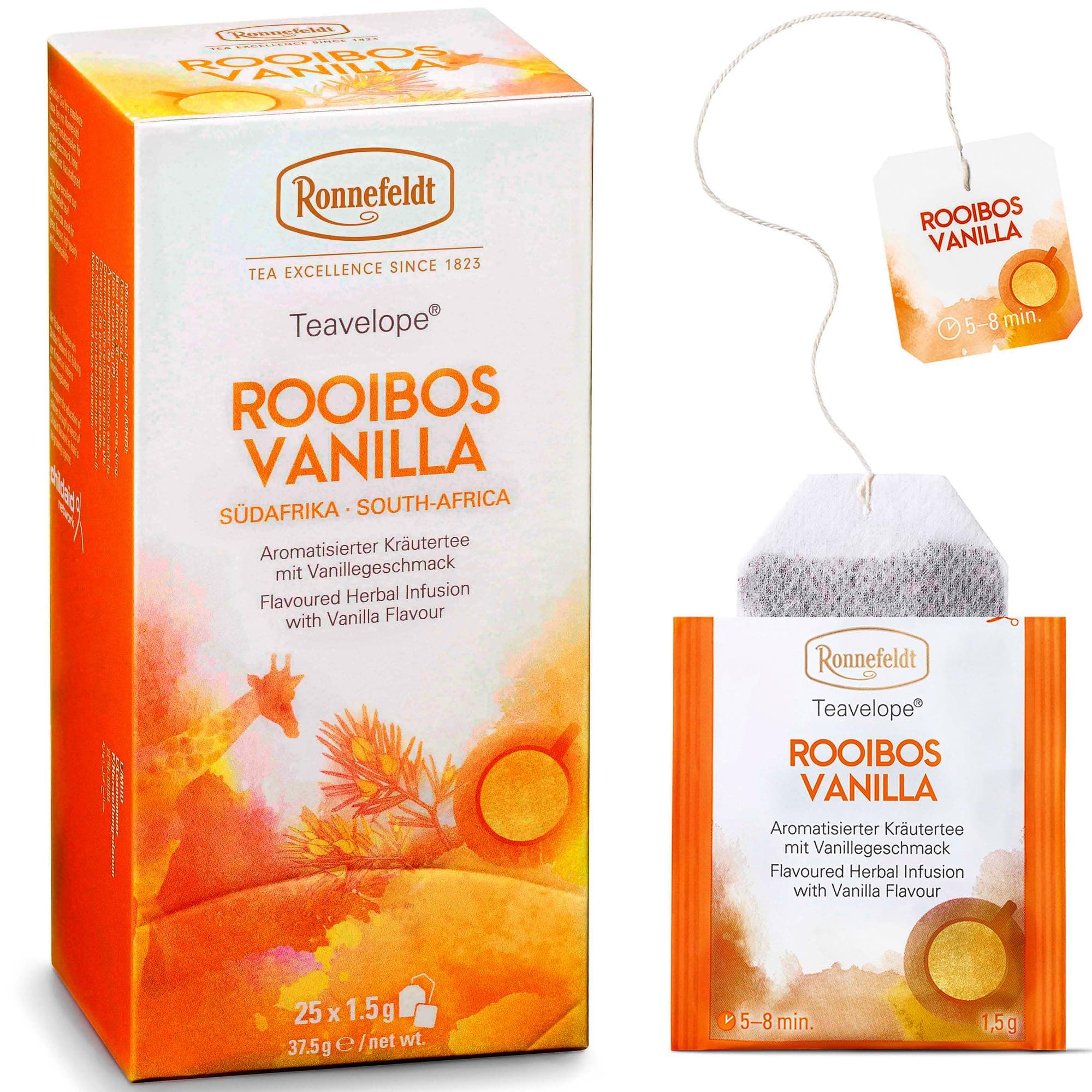 Ronnefeldt - Teavelope - Rooibos Vanilla - Flavoured Herbal Tea - 25 X ...