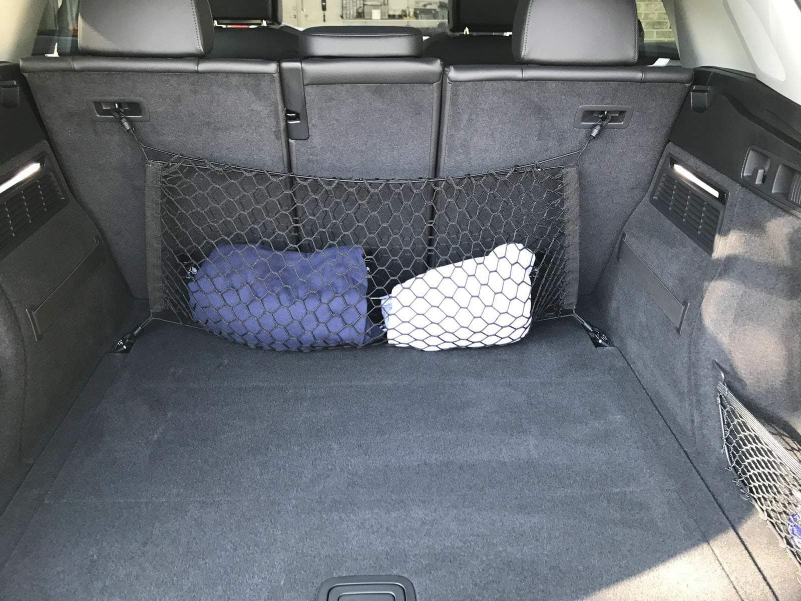 Envelope Style Automotive Elastic Trunk Cargo Net for Audi Q5 SQ5 Q5 Hybrid 2009-2024 - Premium Trunk Organizer and Storage - Luggage Net for Crossover - Car Organizer for Audi Q 5 SQ 5 Q 5