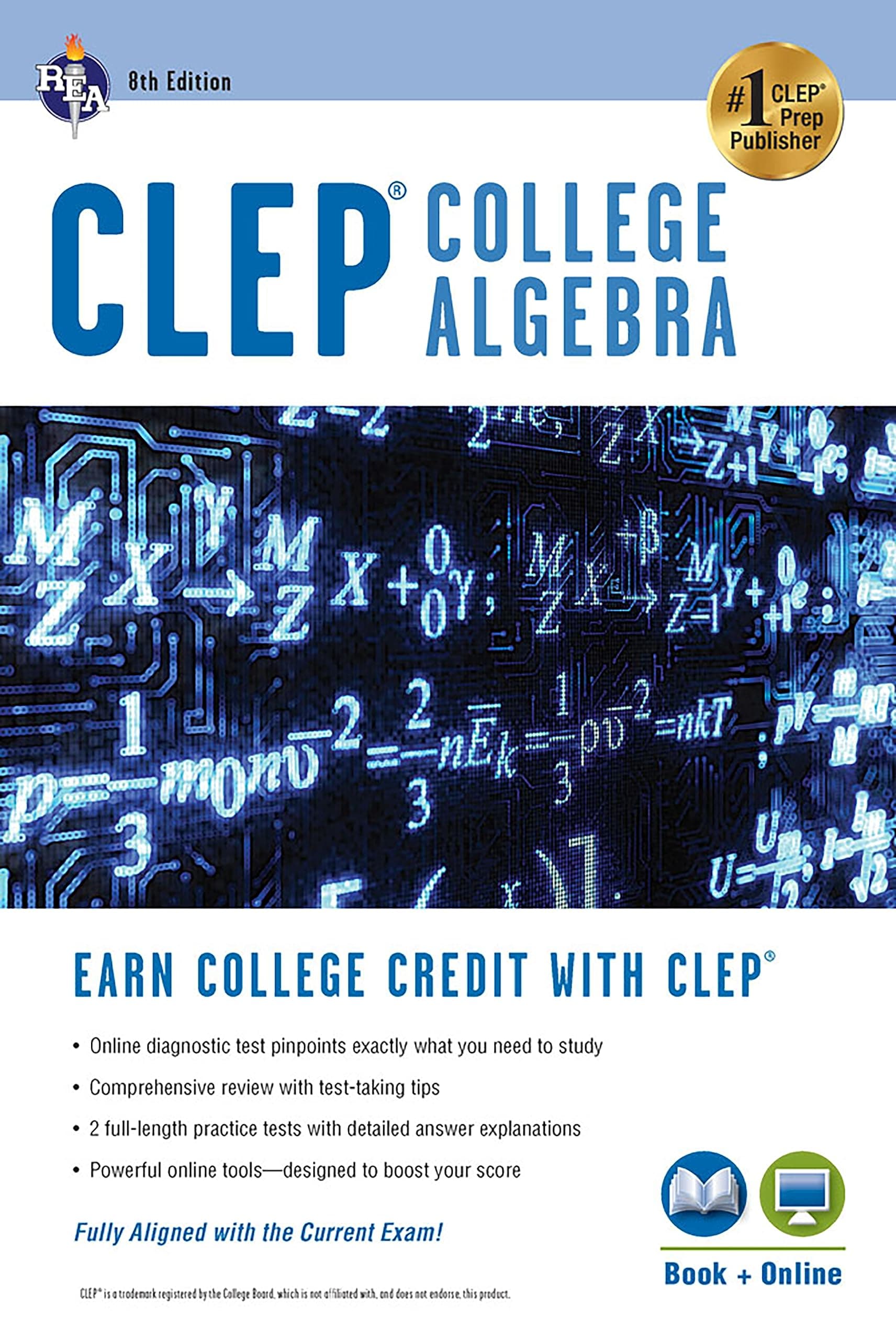 Clep(r) College Algebra Book + Online