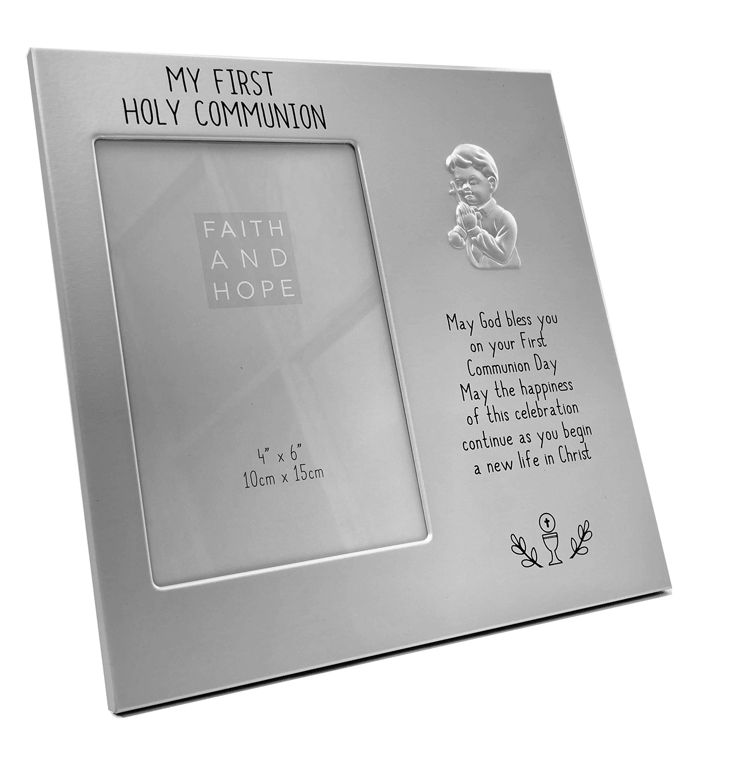 My First Holy Communion Photo Frame with verse - Boy