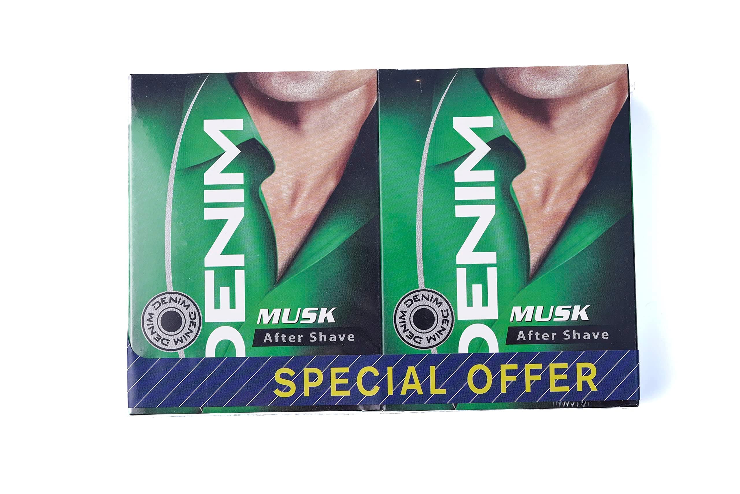 Denim Twin Aftershave, Assorted, 100 ml, Pack of 2