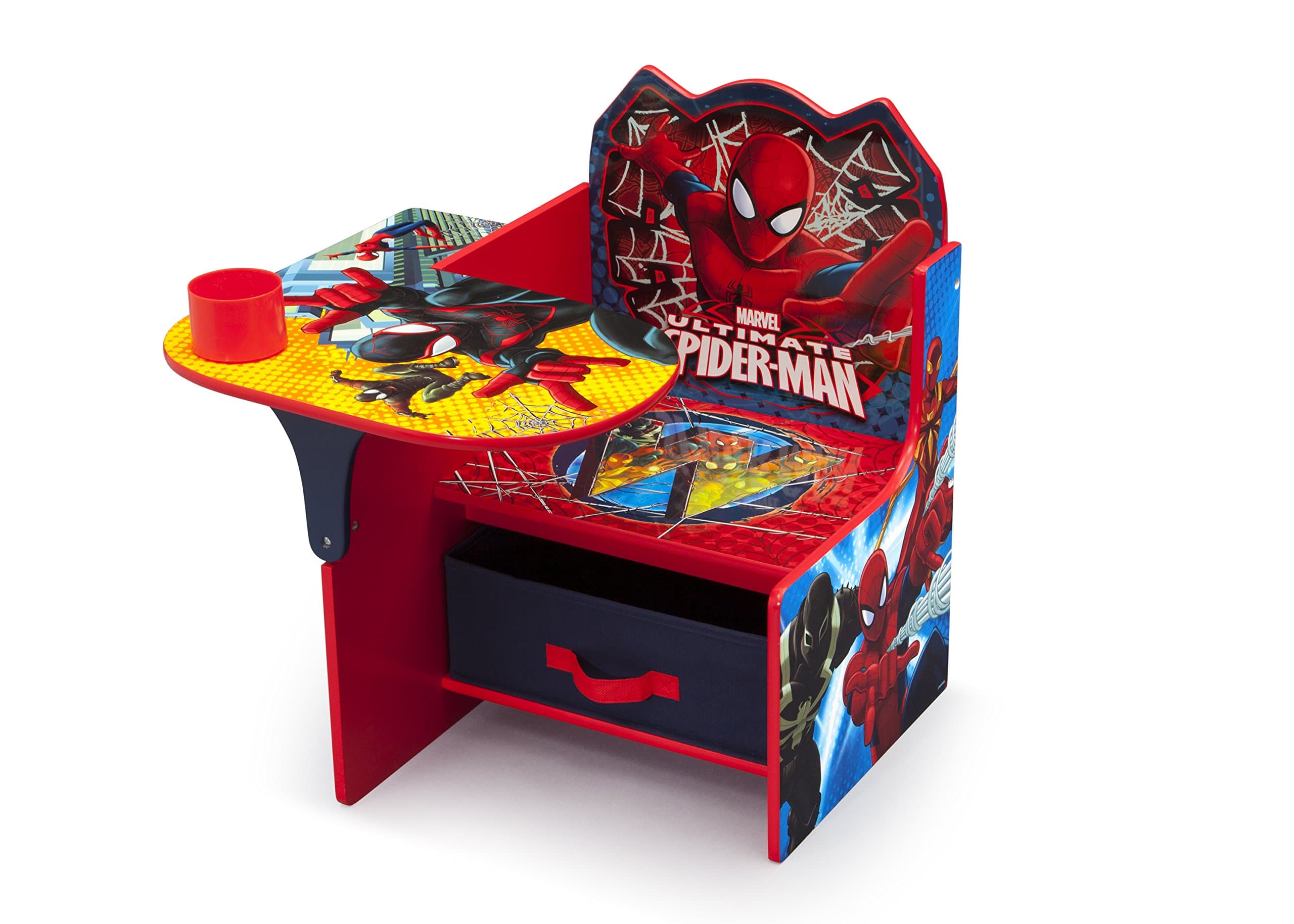 Delta Kid's Marvel Spider-Man Chair Desk with Storage