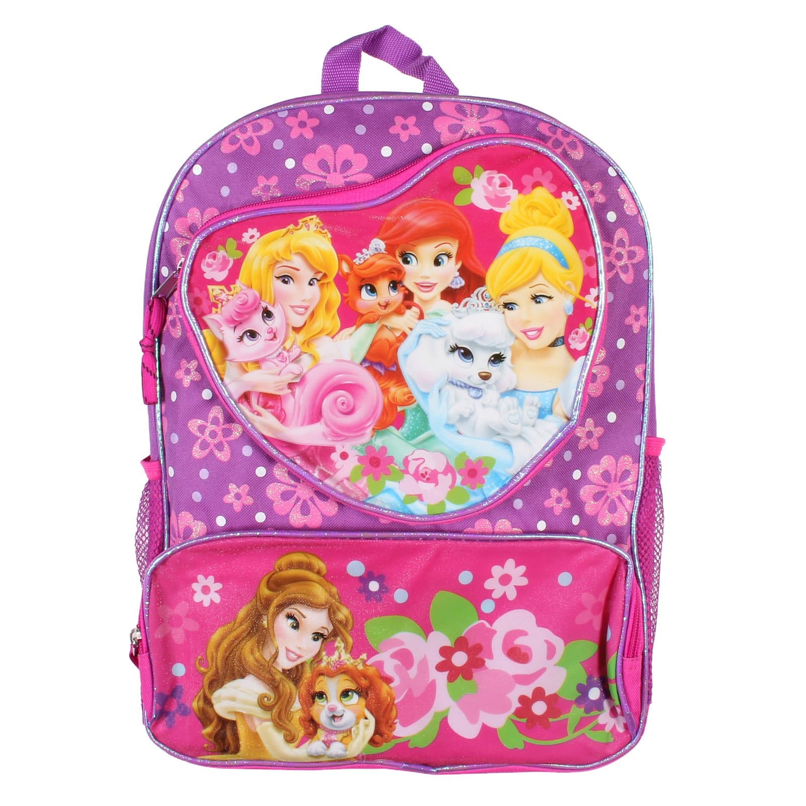 Disney Princess Palace Pets 16" Backpack Large with 3 Compartments