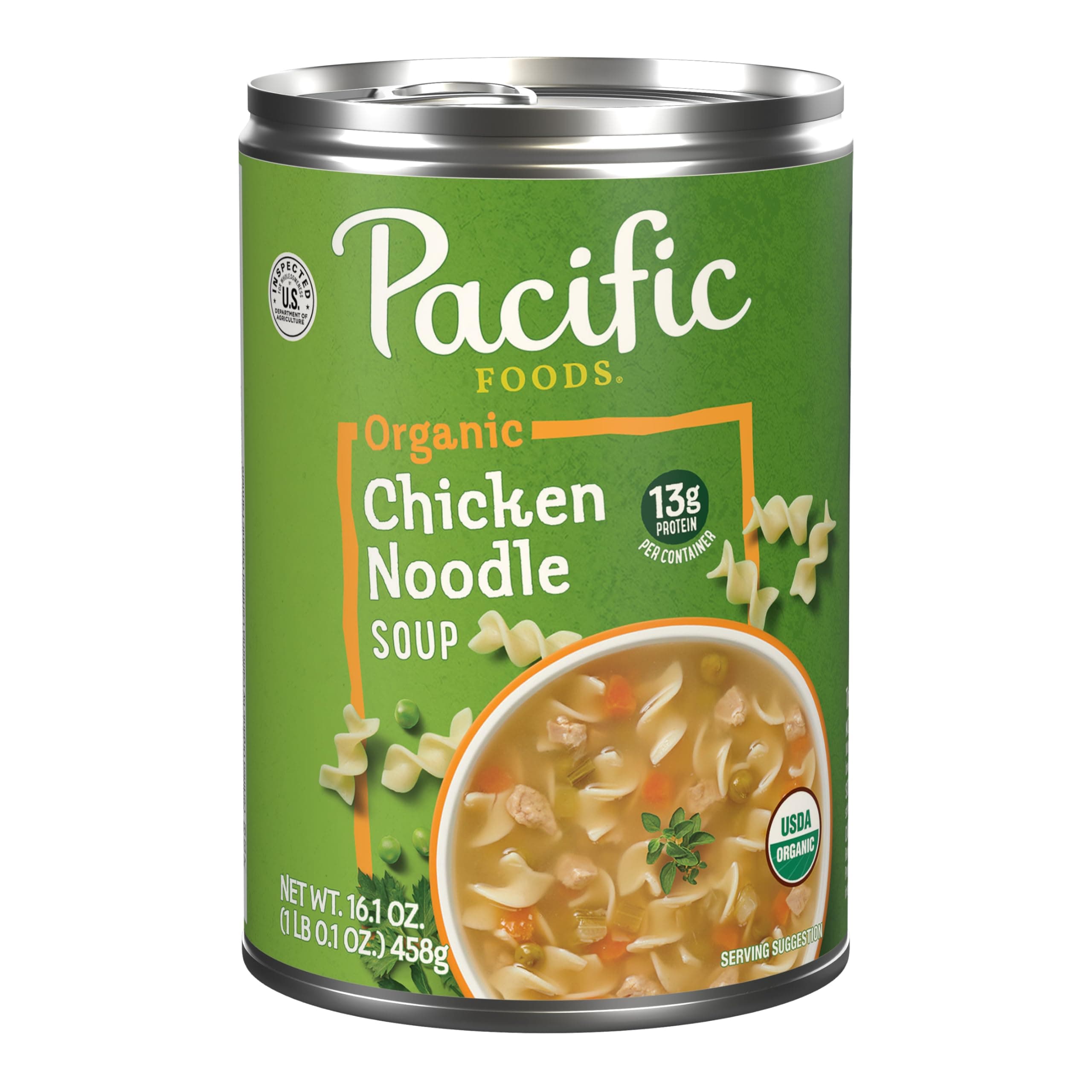Organic Chicken Noodle Soup, 16.1 OZ