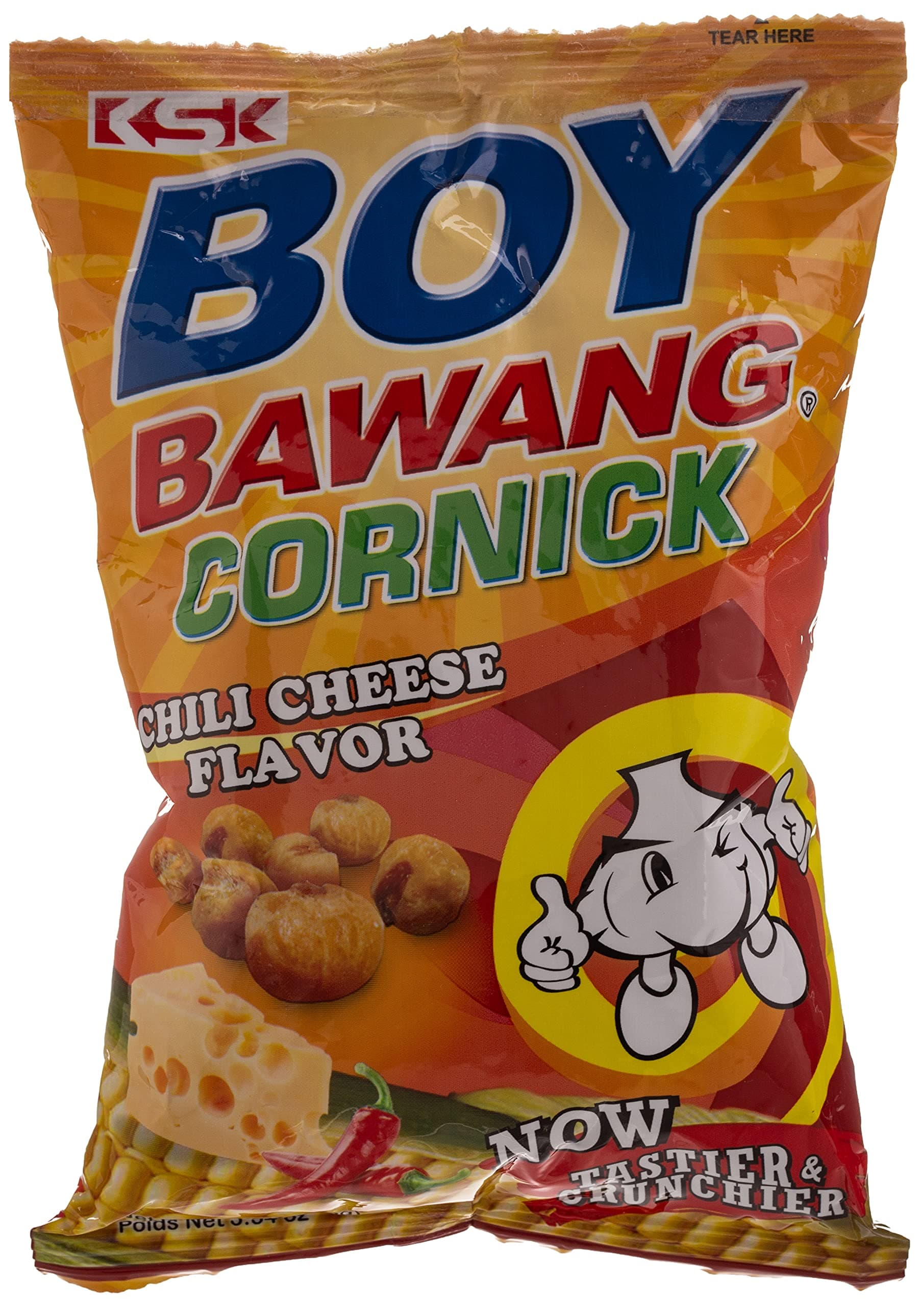 KSK Boy Bawang Cornick Chilli & Cheese, 80 gm