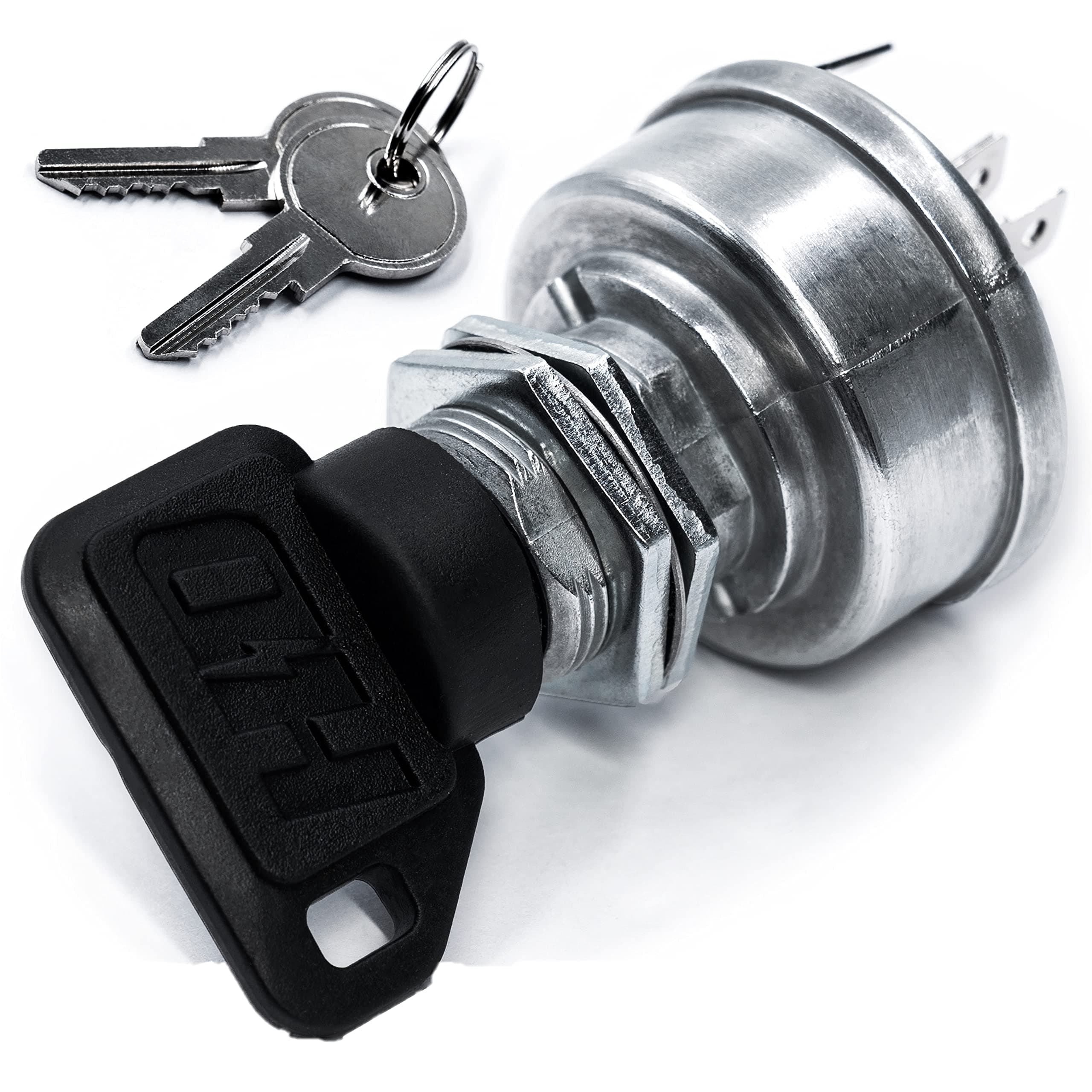 HD Switch Starter Ignition Switch Replaces John Deere ZTrak X595 X700 X720 X724 X728 X729 X740 X744 X748 X749 RX73 RX75 RX95 SX75 SX95 SRX75 SRX95 GX70 GX75 GX85 GX95 w/Umbrella Key Upgrade