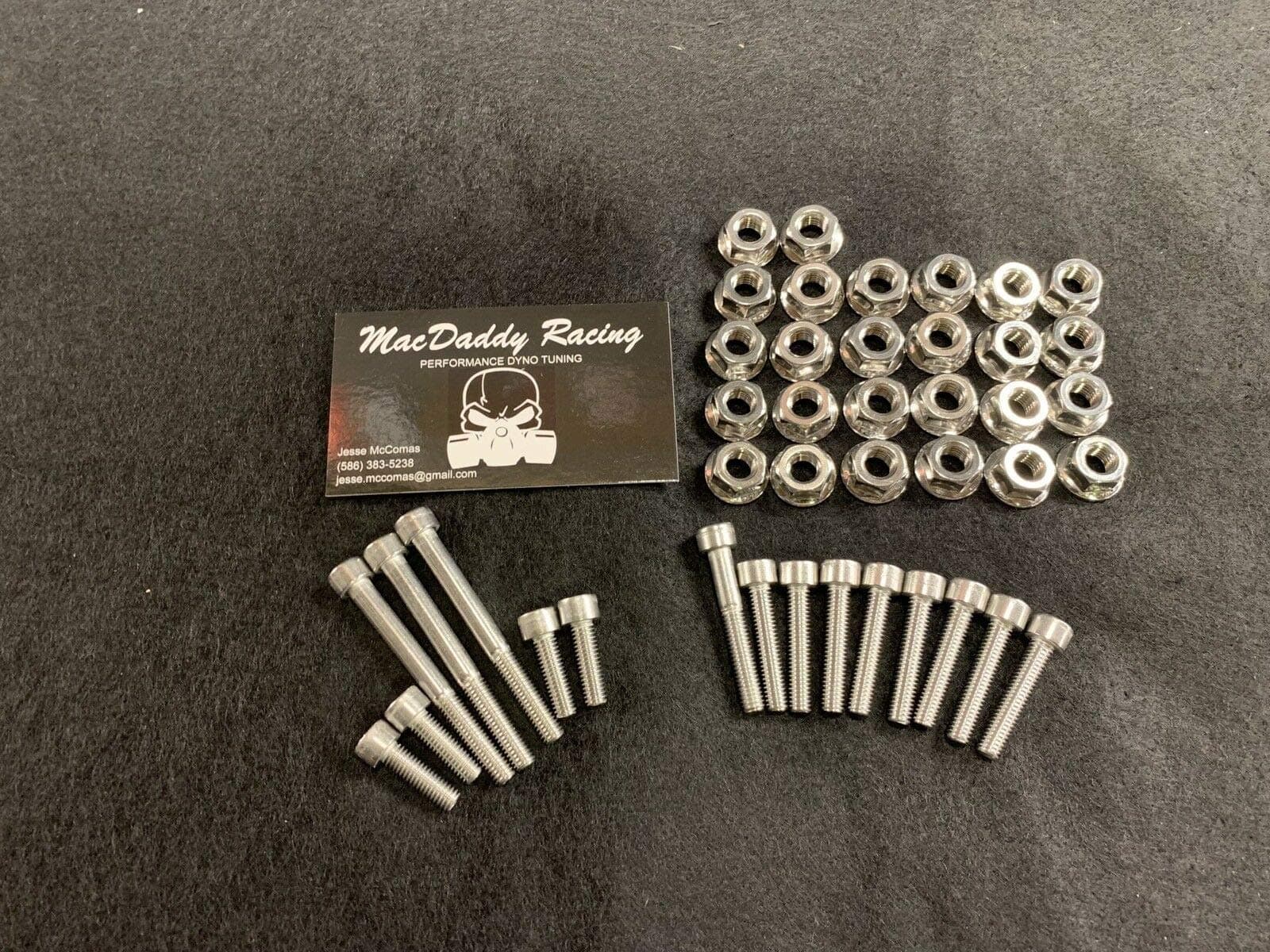 Stainless Bolt Kit, Case Nuts, Cylinder And Head Nuts for Yamaha Banshee