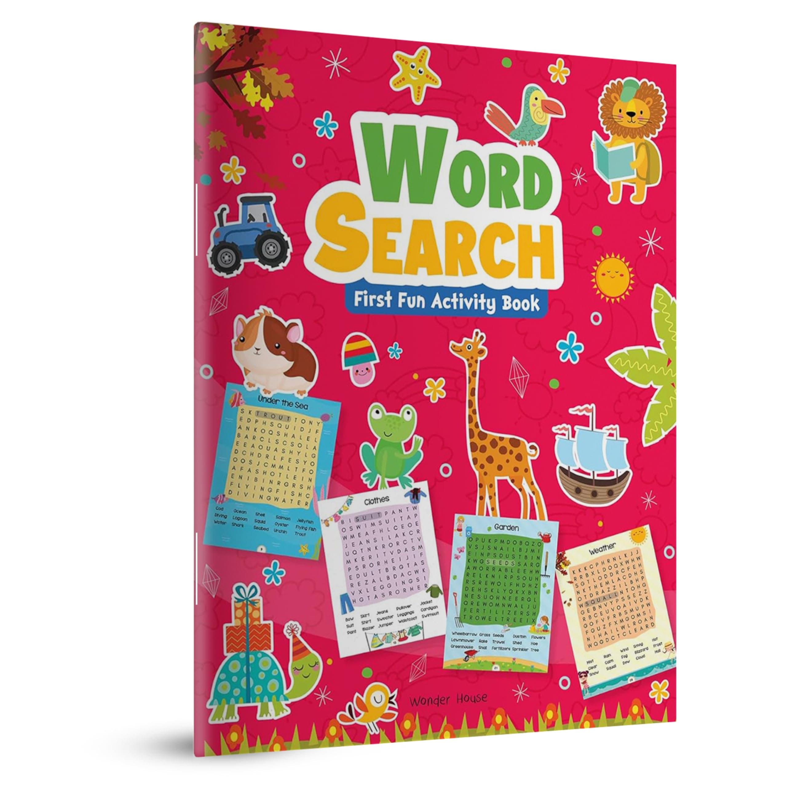 Word Search: First Fun Activity Book for Kids | Beginner Puzzles to Build Voc...
