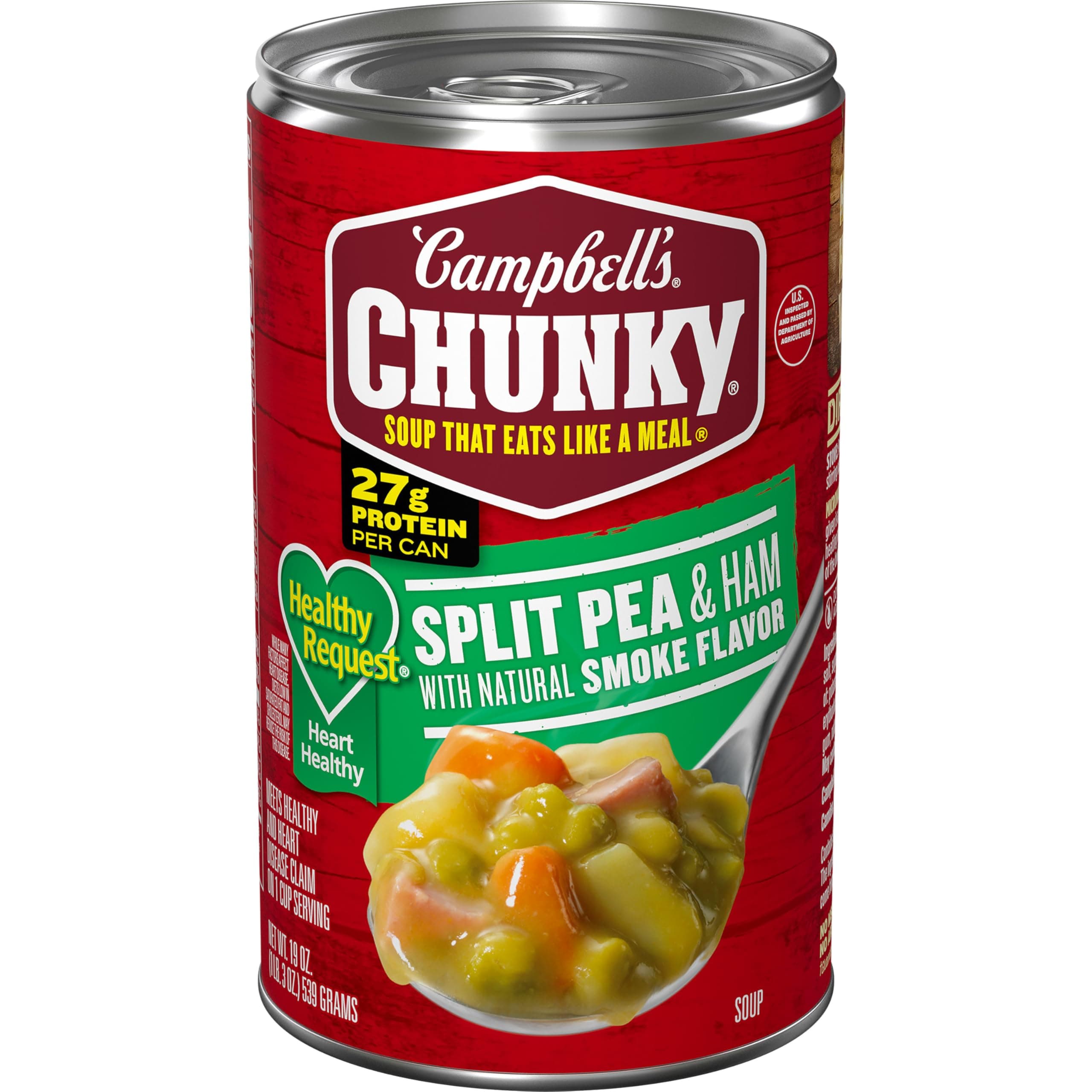 Healthy Request Soup, Split Pea Soup With Ham, 19 Oz Can