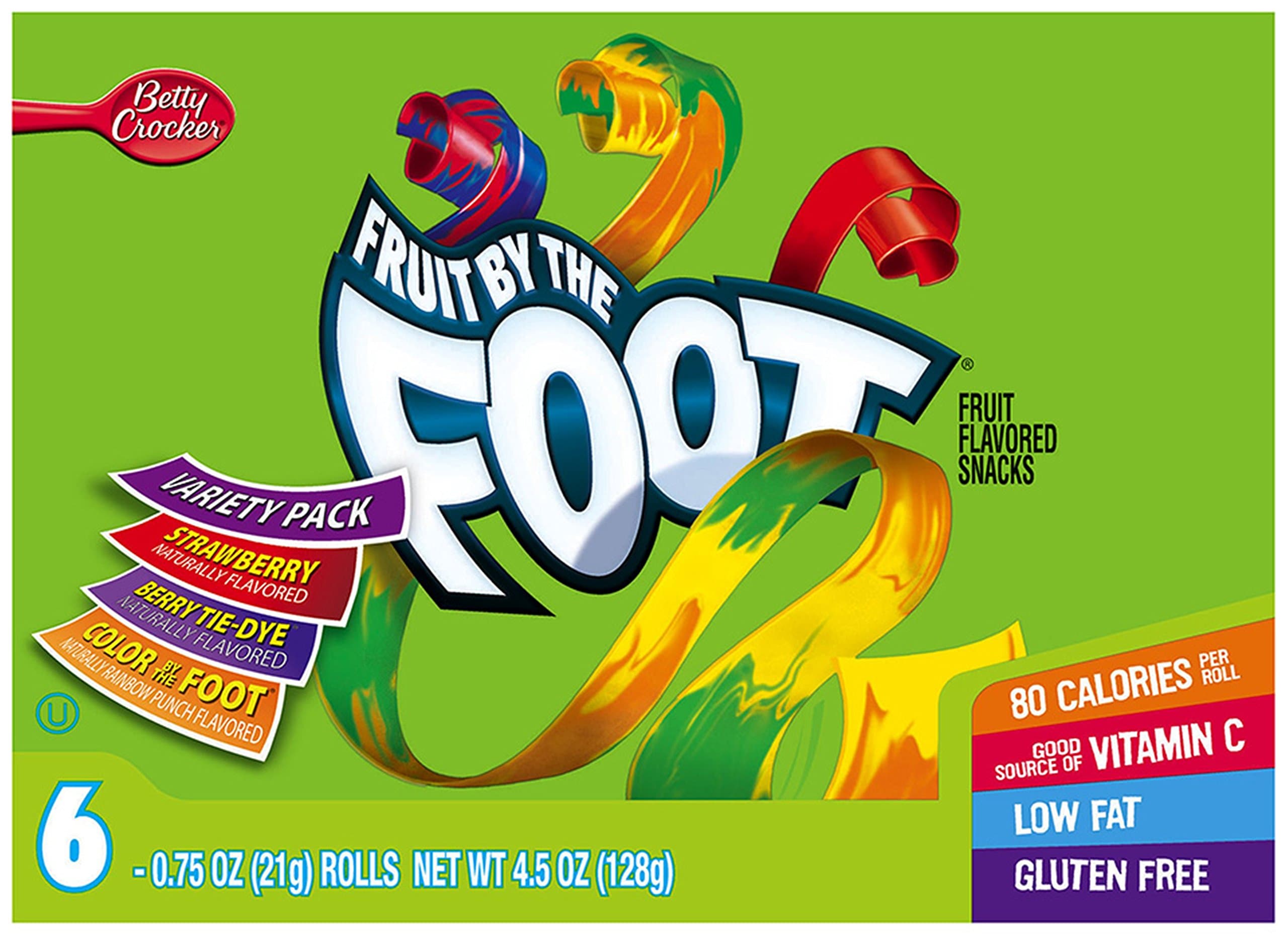 Fruit by The Foot Variety Pack, 128g