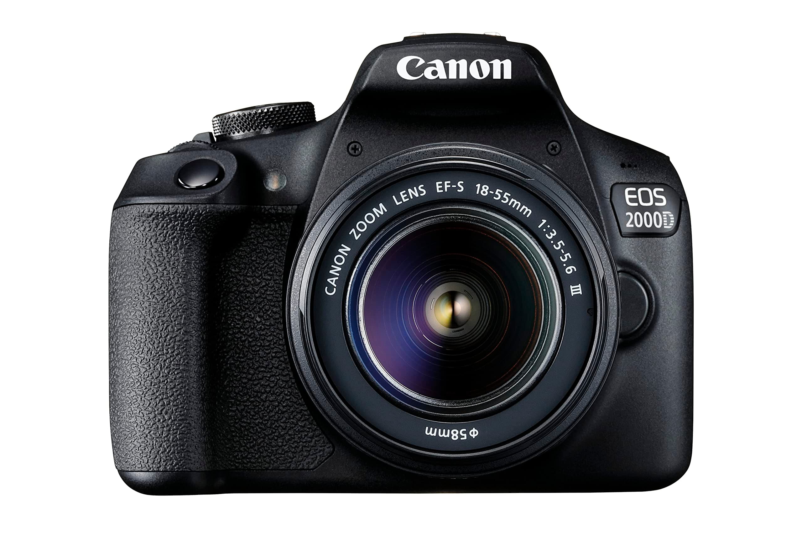 EOS 2000D + EF-S 18-55mm III Lens - Easy-to-use DSLR Camera with a Versatile Lens, Ideal for Portraits and Landscapes
