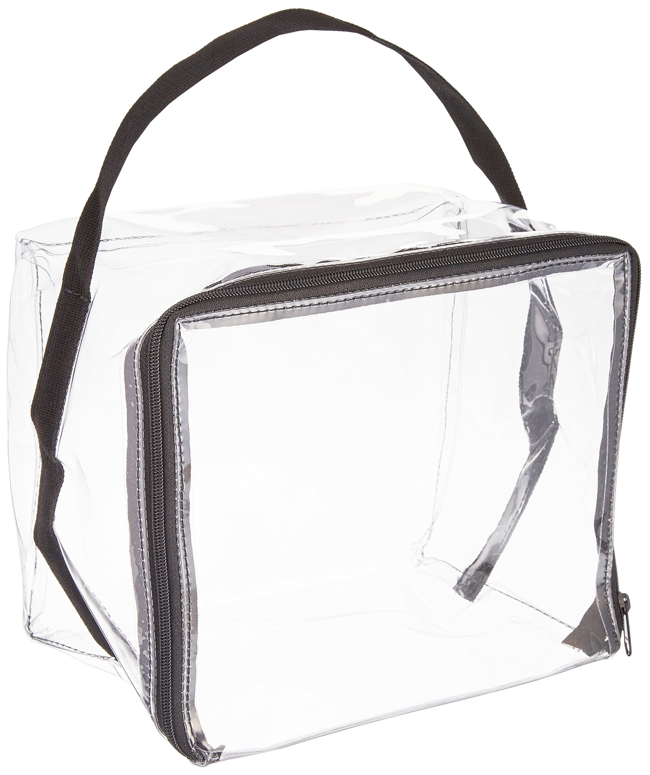 Bee Creative Jumbo Tote Along Pen Storage Bag-Empty 10.5 9 x 6.75-inch, Acrylic, Multicolour, 21.99x35.4x1.8 cm