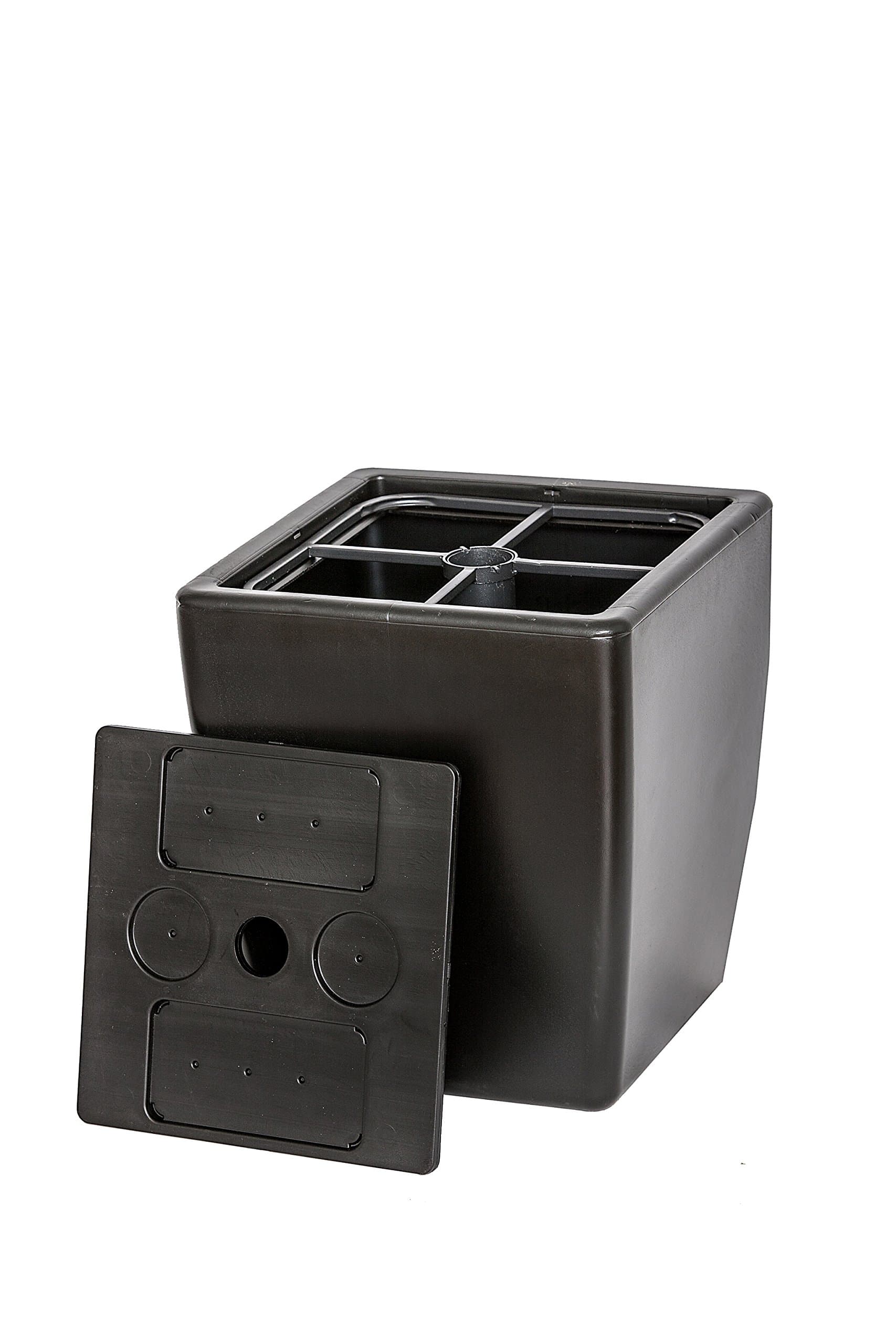 sofun 2015-16-US, Umbrella stand, side table and flower pot all in one, Umbrella base, Black