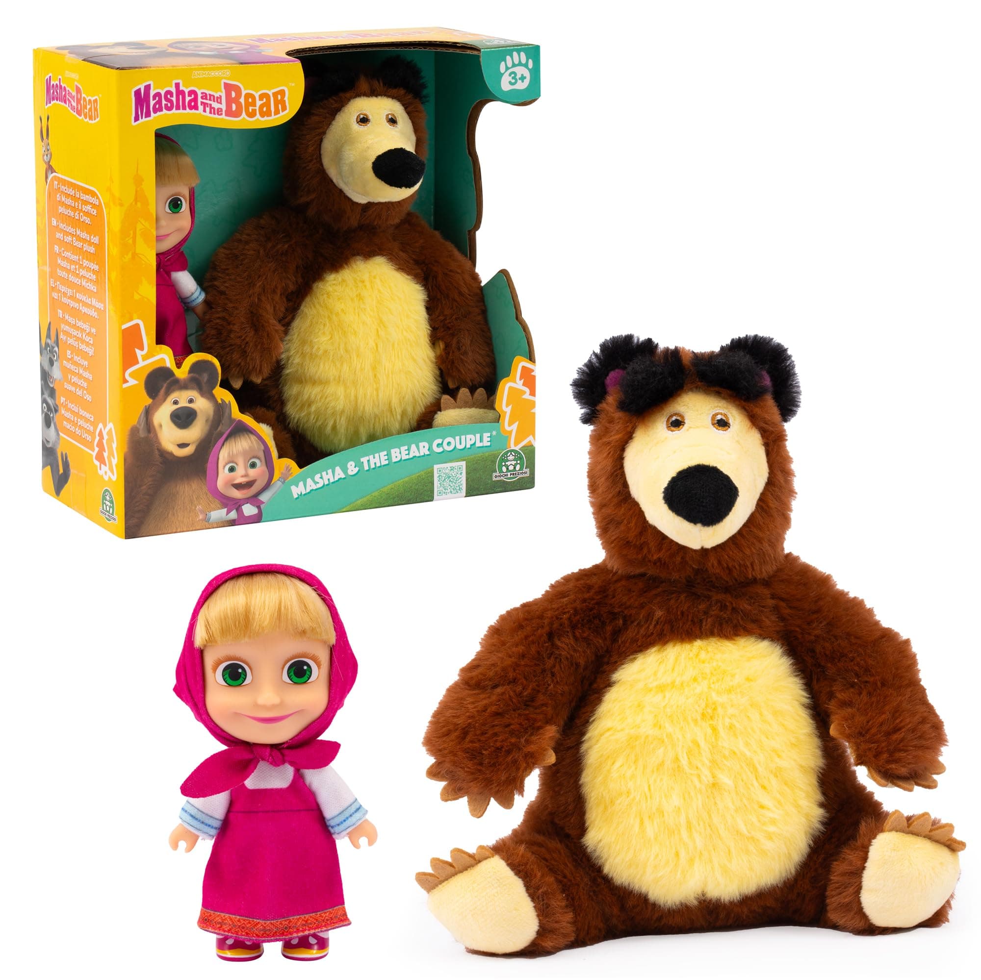 Simba Masha Doll and Plush Bear Set