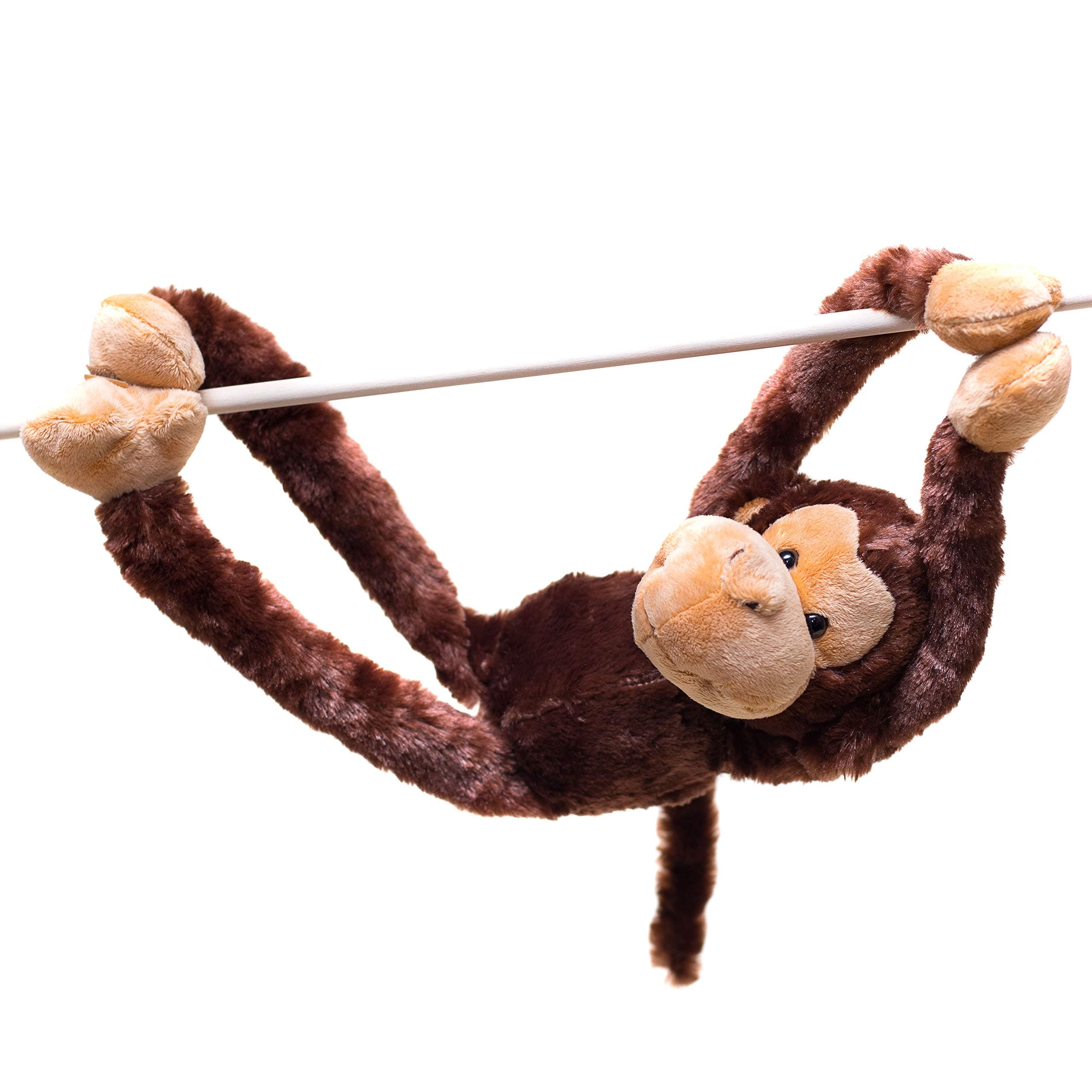 70cm Hanging Monkey Stuffed Animal - Monkey Toy With Specially Designed Ultra Soft Plush Feel For Kids - Hands And Feet Connect Together - Bring These Popular Monkeys Home To Boys & Girls Ages 3+