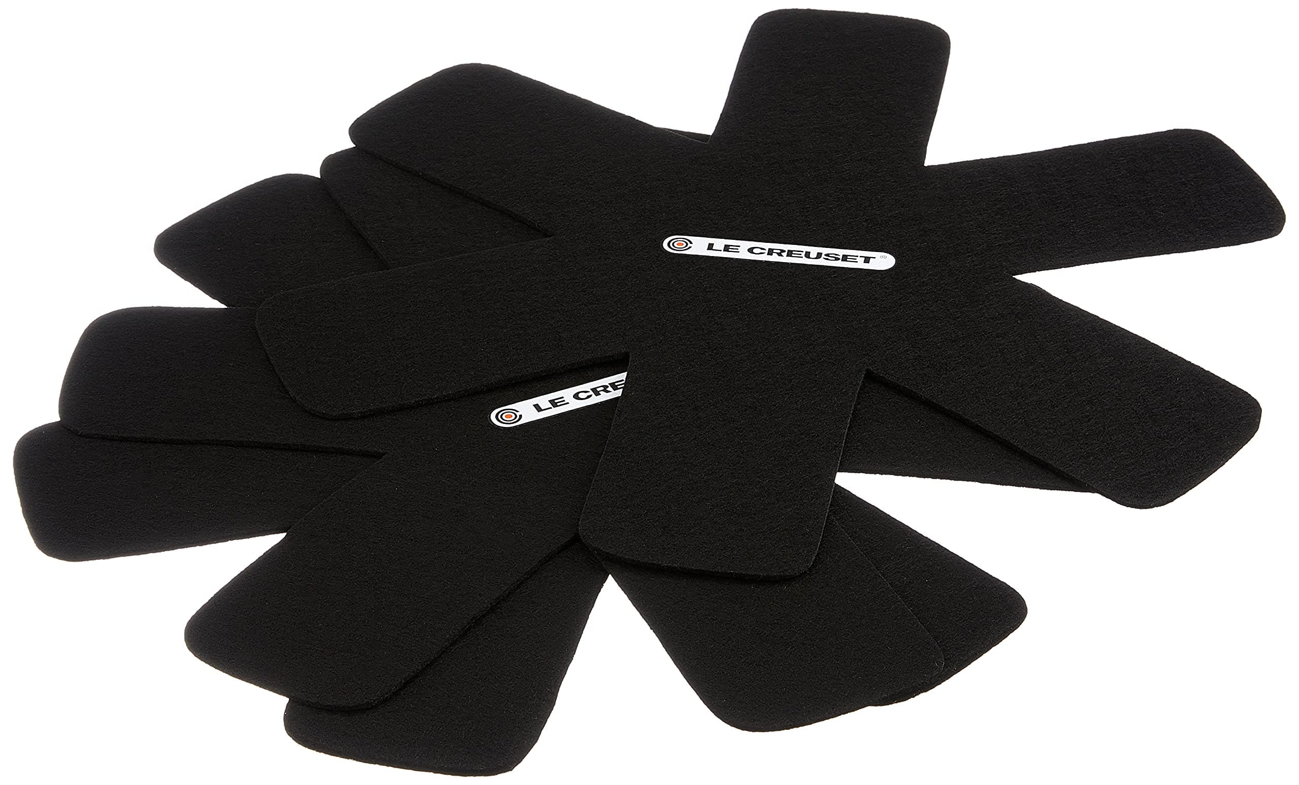 Set of 3 Felt Cookware Protectors - Black