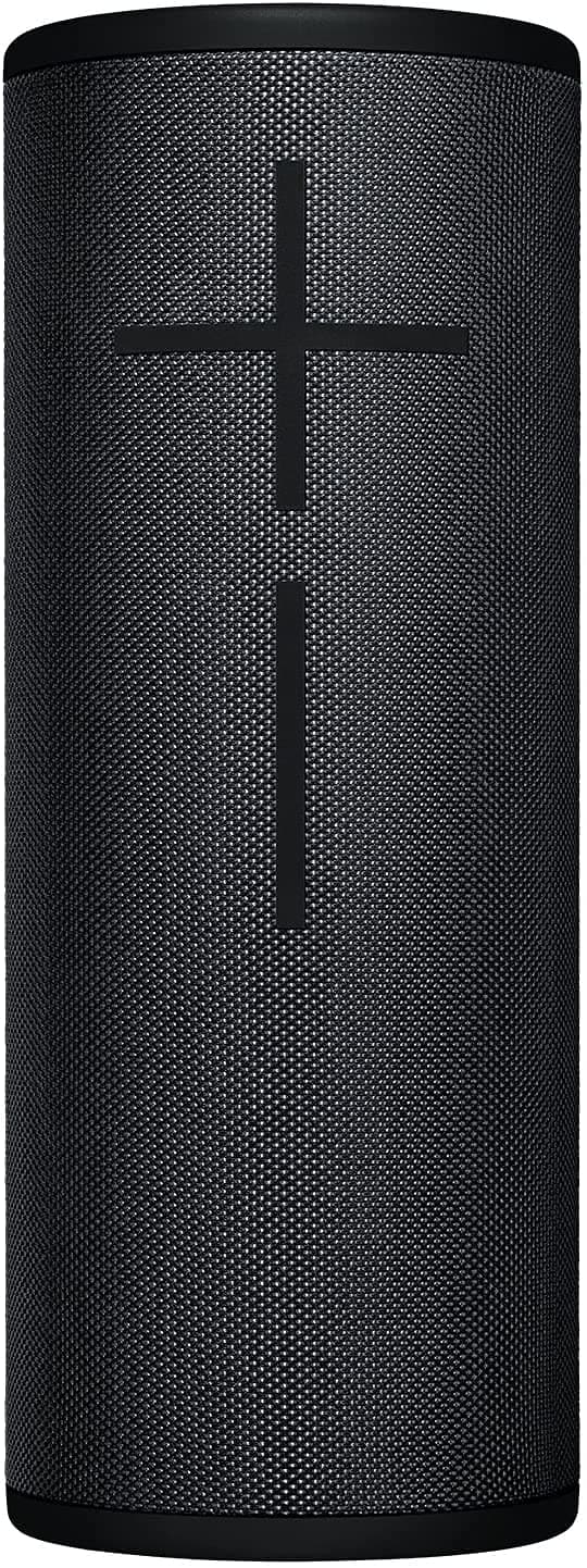 MEGABOOM 3 Portable Wireless Bluetooth Speaker (Powerful Sound + Thundering Bass, Bluetooth, Magic Button, Waterproof, Battery 20 Hours) - Night Black, Large