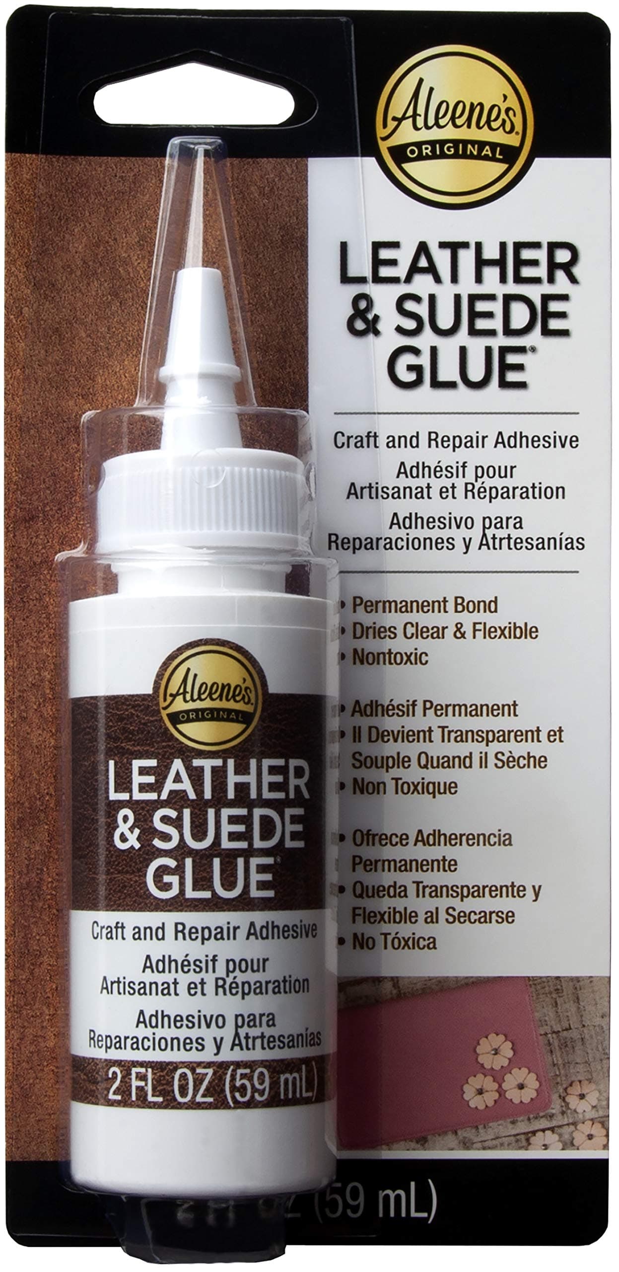 Aleene's Leather and Suede Craft Glue, White