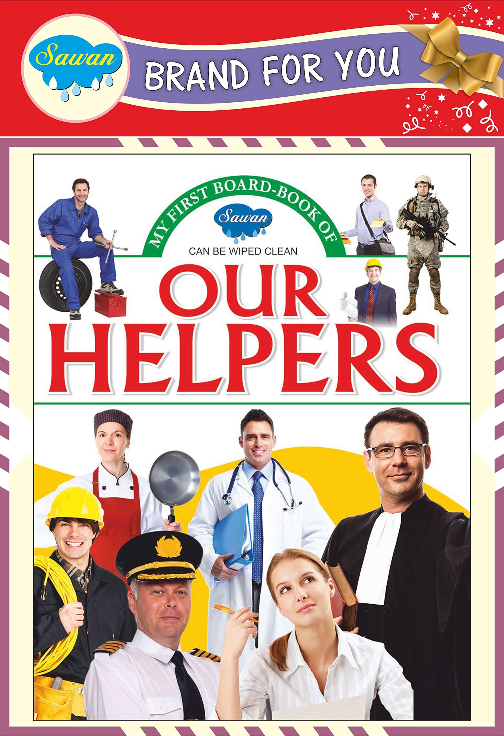 My First Board Books Our Helpers | Big Size Board Book For Kids By Sawan