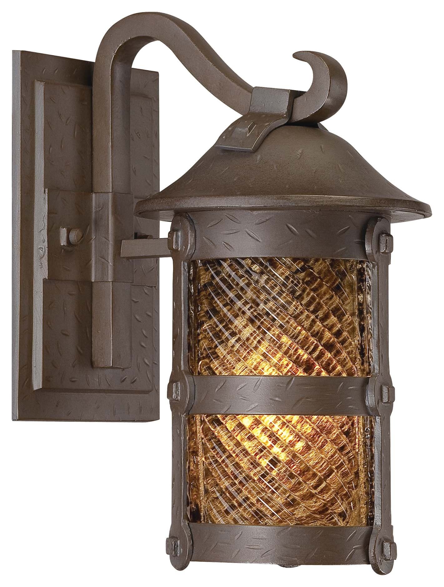 Minka Lavery Minka 9251-A199-PL Rustic One Light Wall Mount from Lander Heights Collection in Bronze/Darkfinish 1 Outdoor, Upc-747396079608
