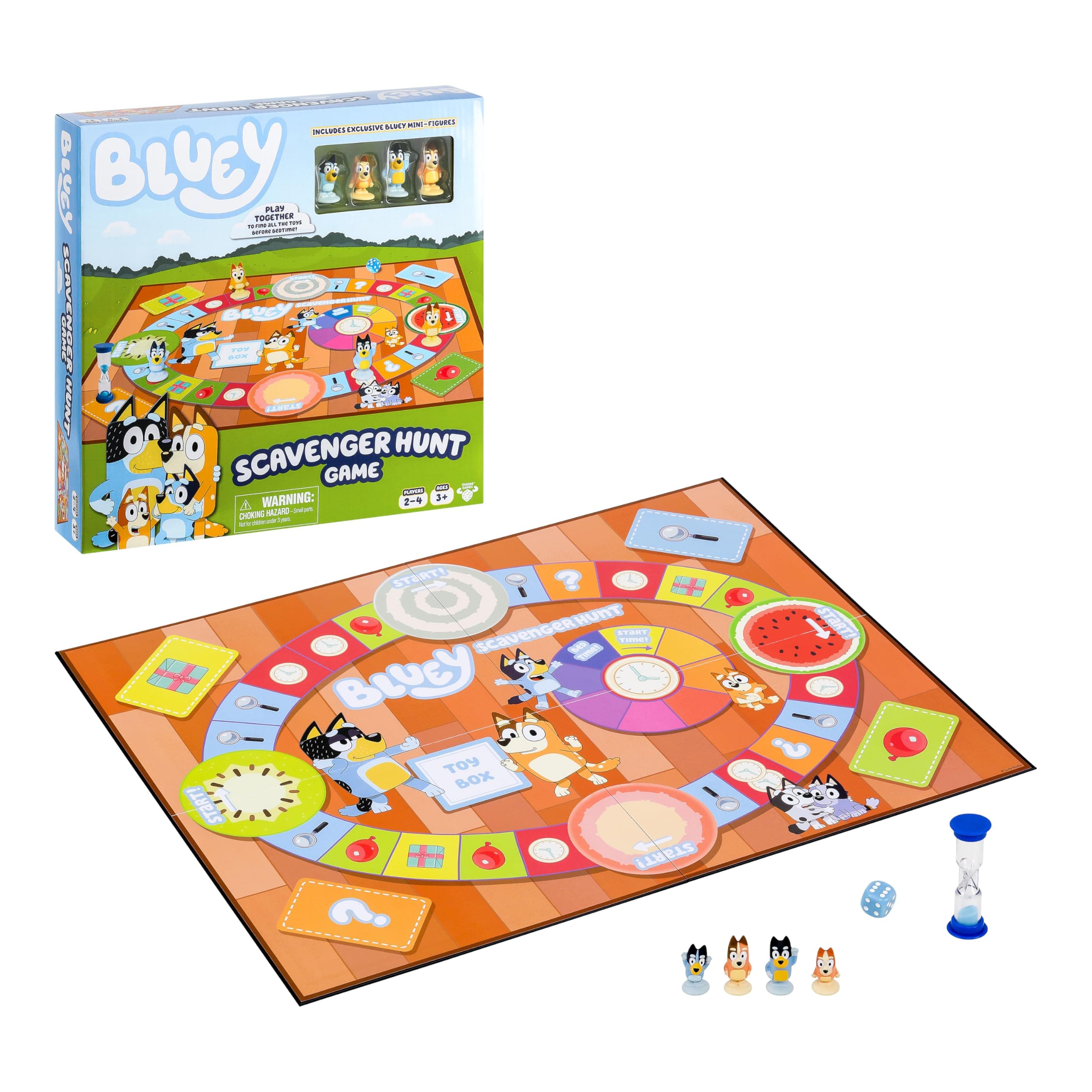 Scavenger Hunt Game. A Fun Board Game Full of Fun Activities to Perform, Things to Find and Questions About to Answer