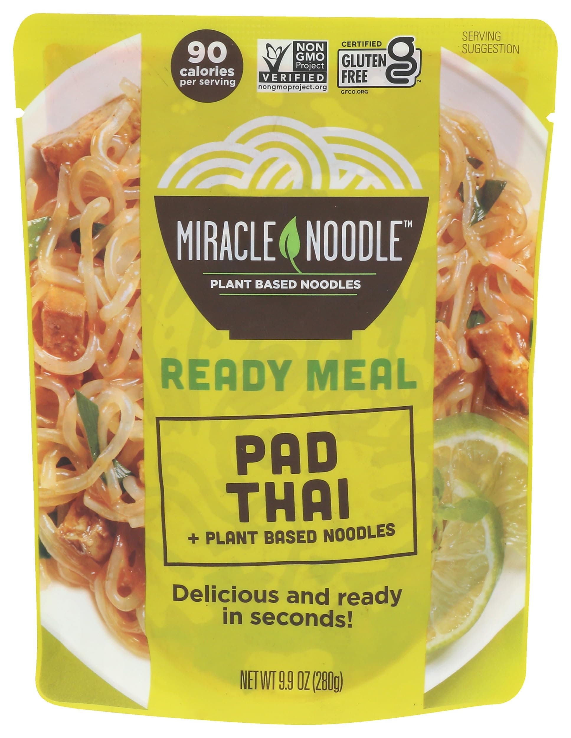 MIRACLE NOODLE Ready To Eat Pad Thai, 9.9 oz