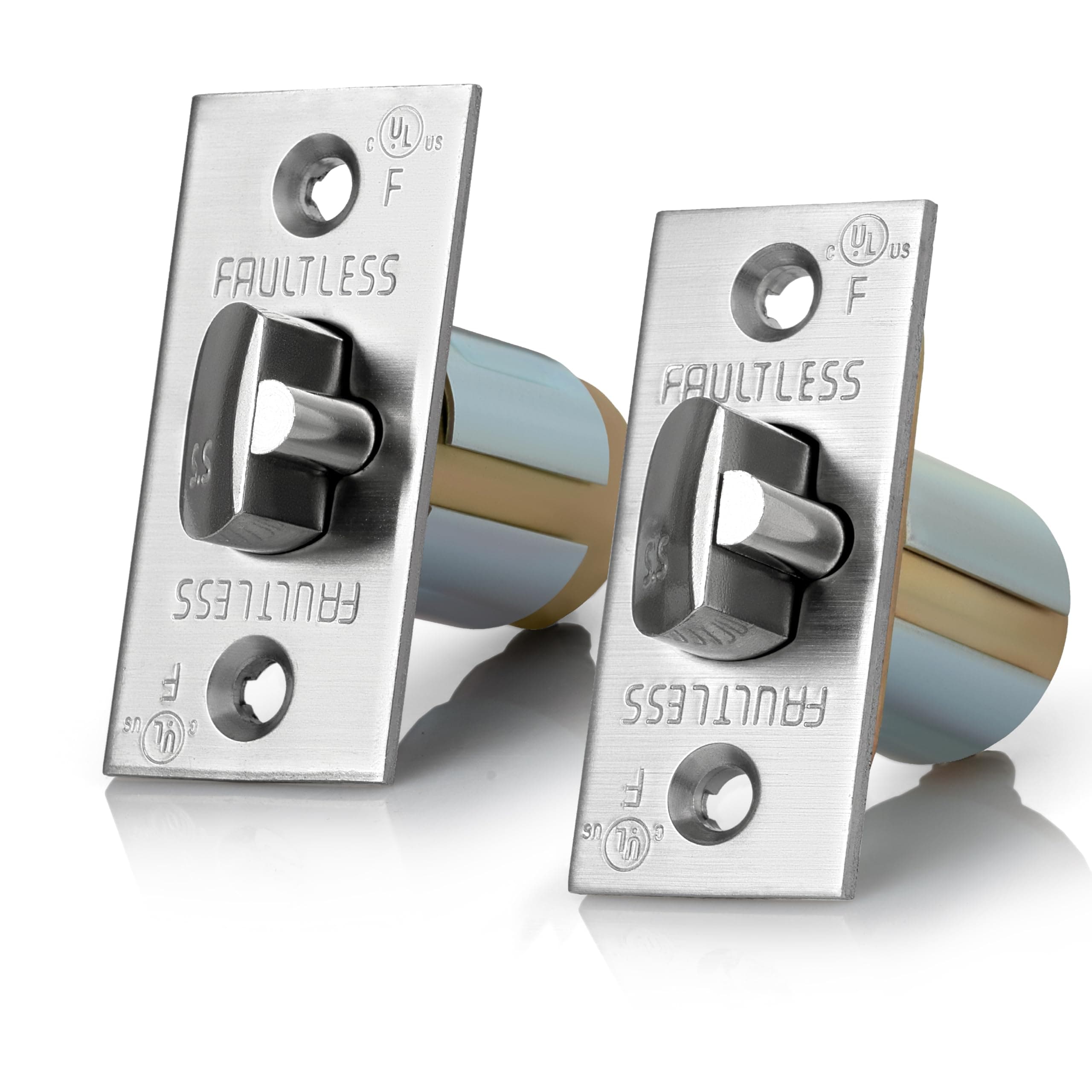 - Deadlatch Replacement : Keyed Knob & Lever Door Lock : 2 3/4 Inch 70mm & 2 3/8 Inch 60mm Backsets : Keyed Entry Fire Rate Replacement Deadlatch : Universal Square Corner Dead Latch Commercial Grade 2